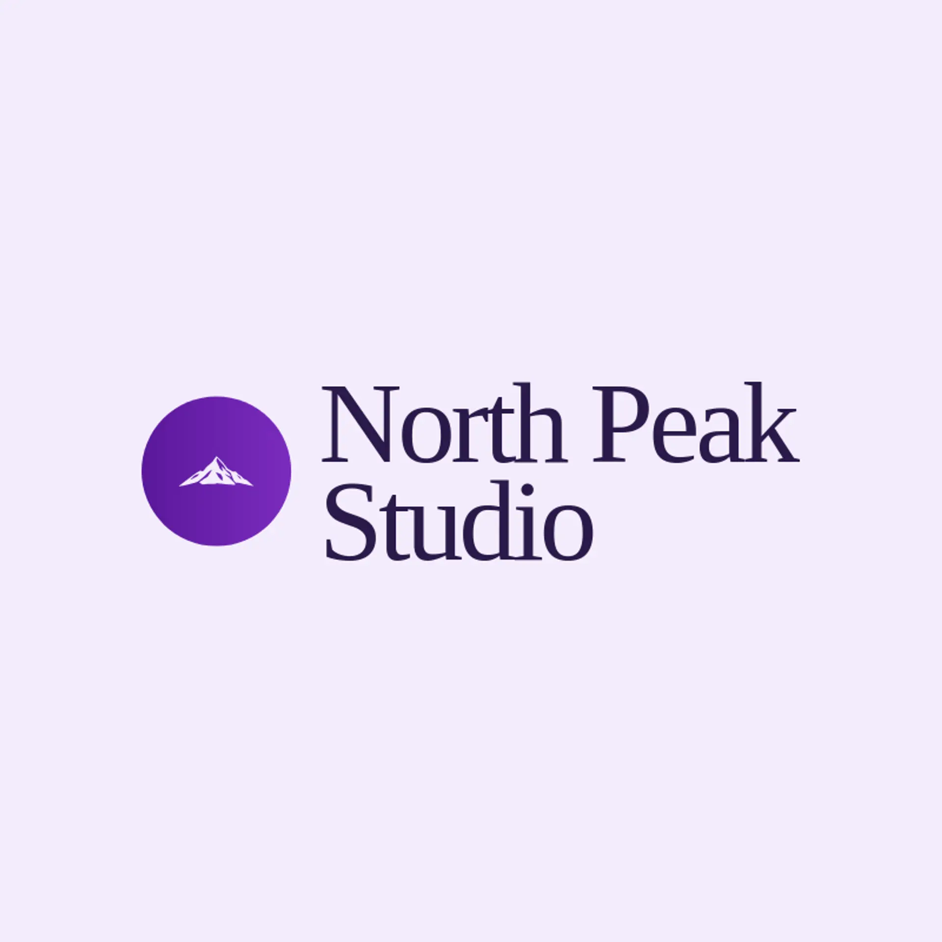 North Peak Studio logo for peak