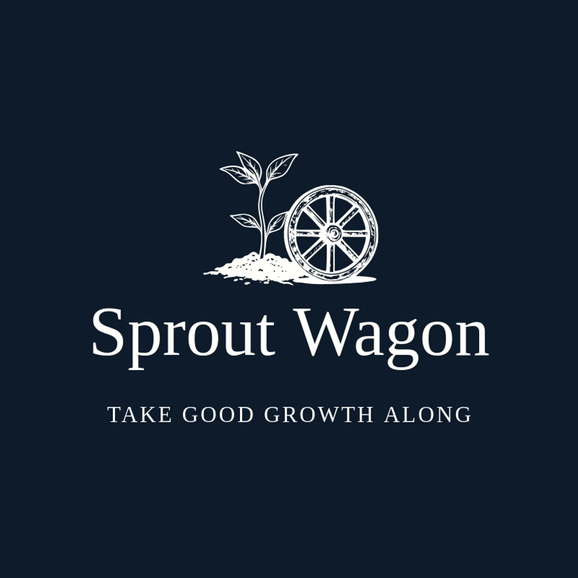 Sprout Wagon logo for gardening