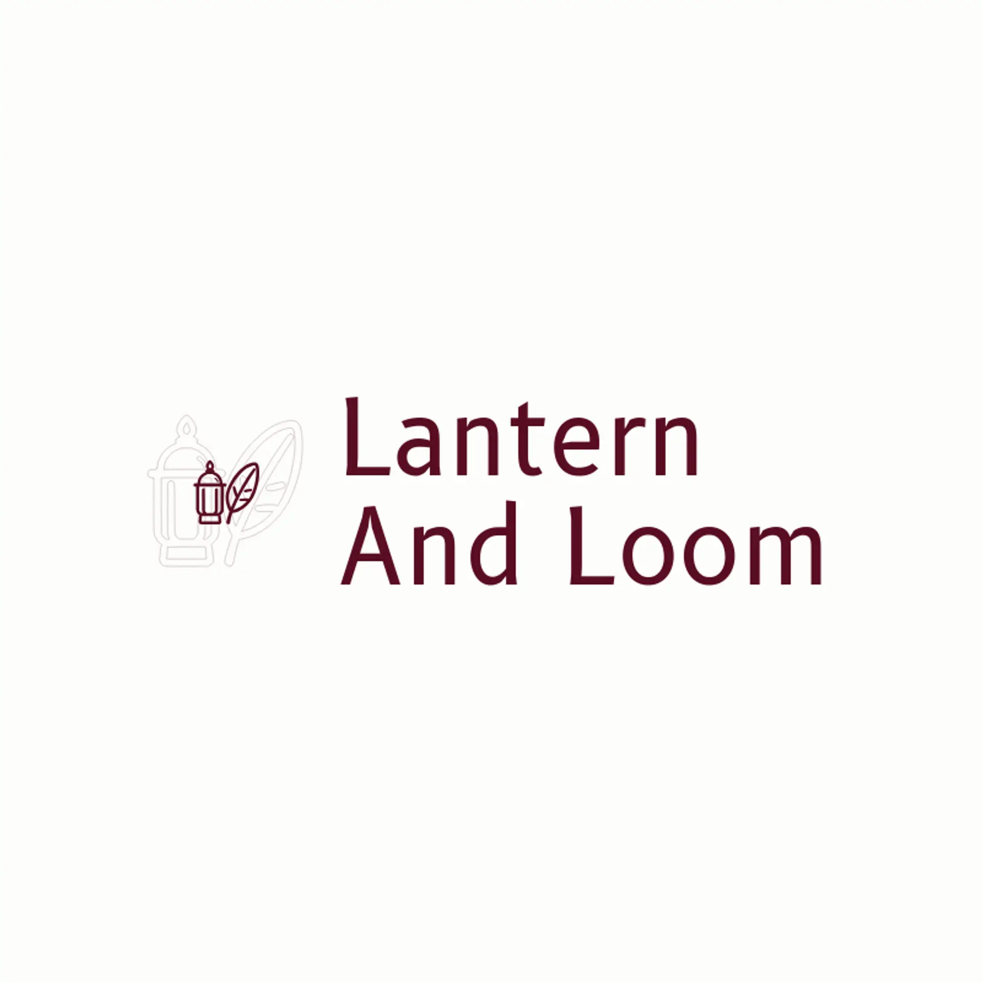 Lantern And Loom logo for islam