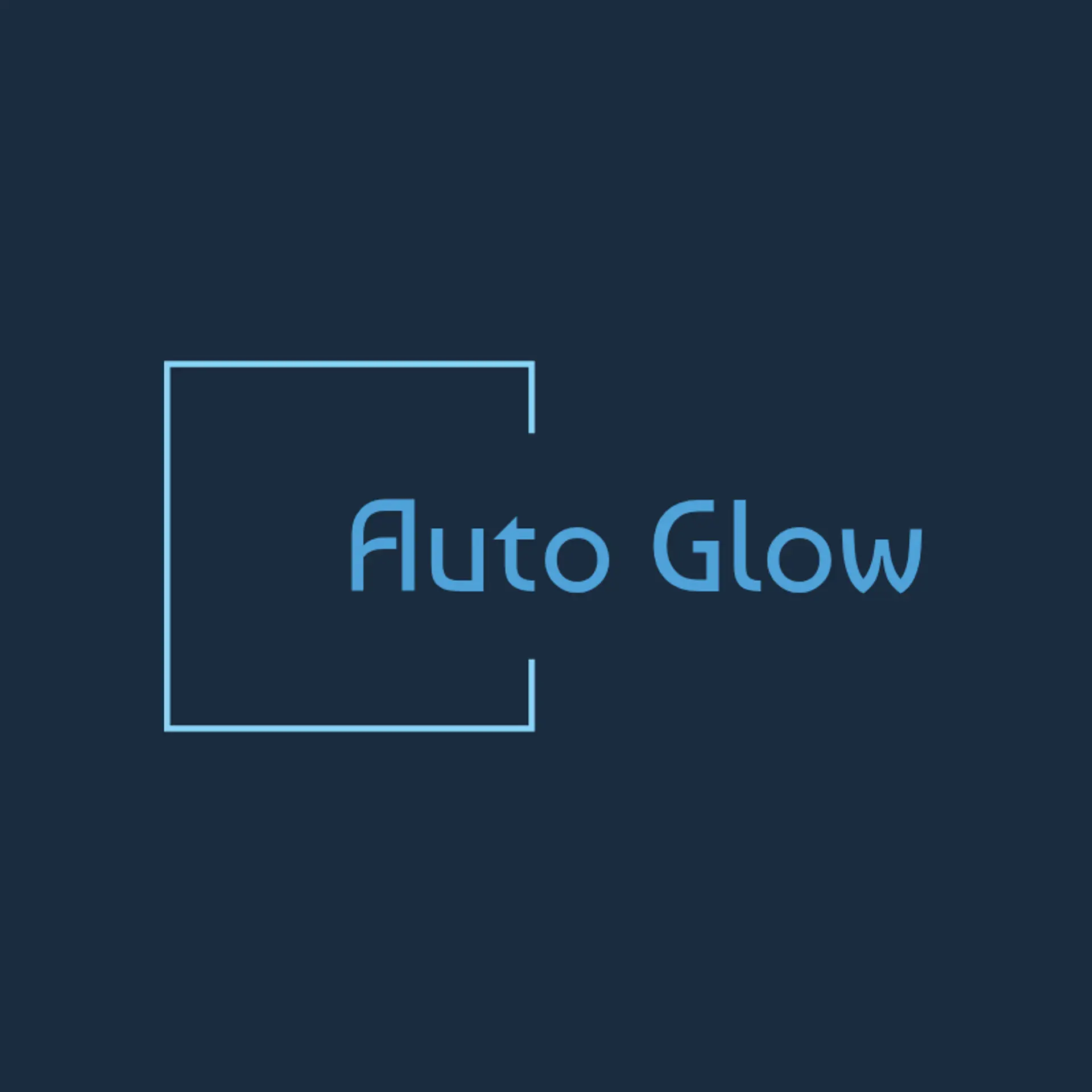 Auto Glow logo for car cleaning