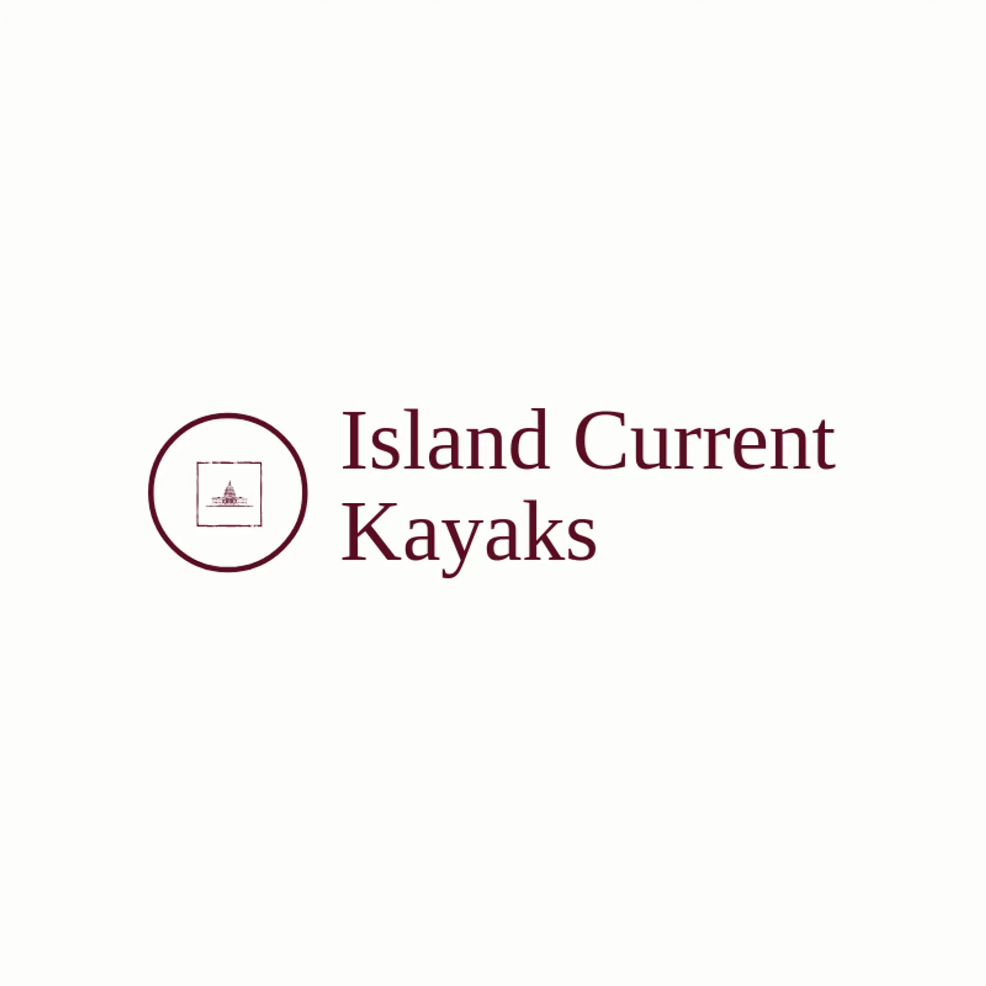 Island Current Kayaks logo for washington