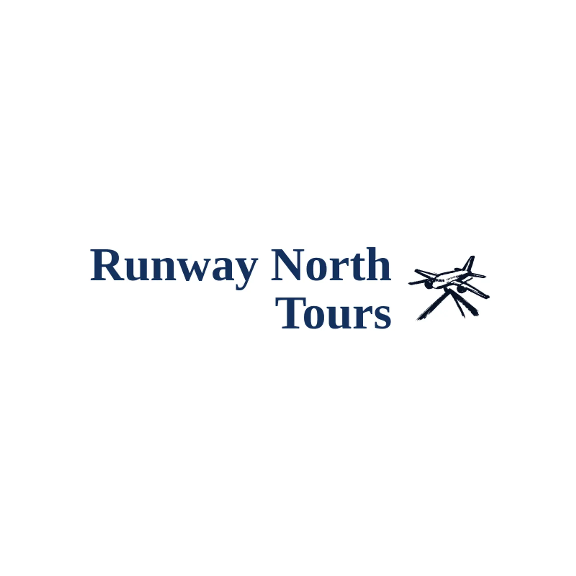 Runway North Tours logo for plane