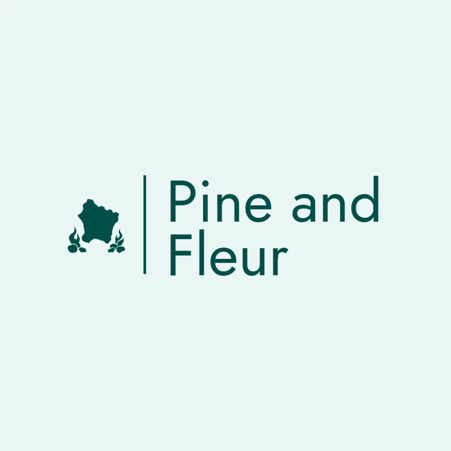 Pine and Fleur logo for france