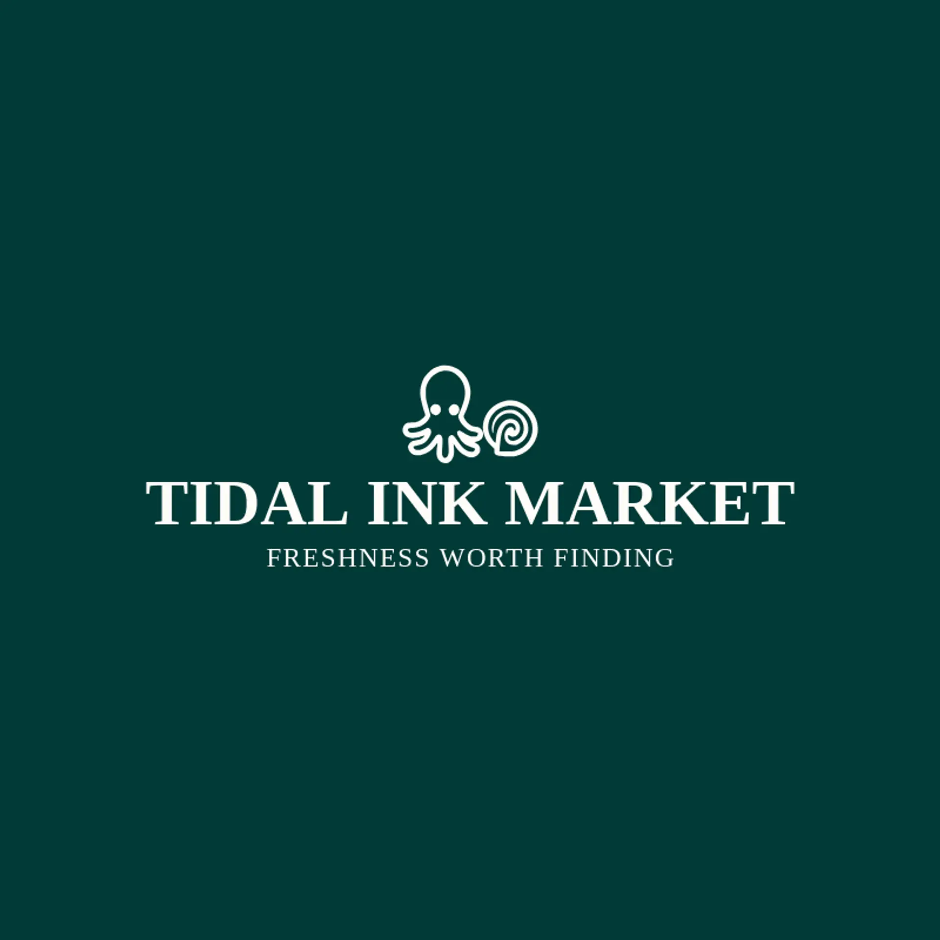 Tidal Ink Market logo for squid