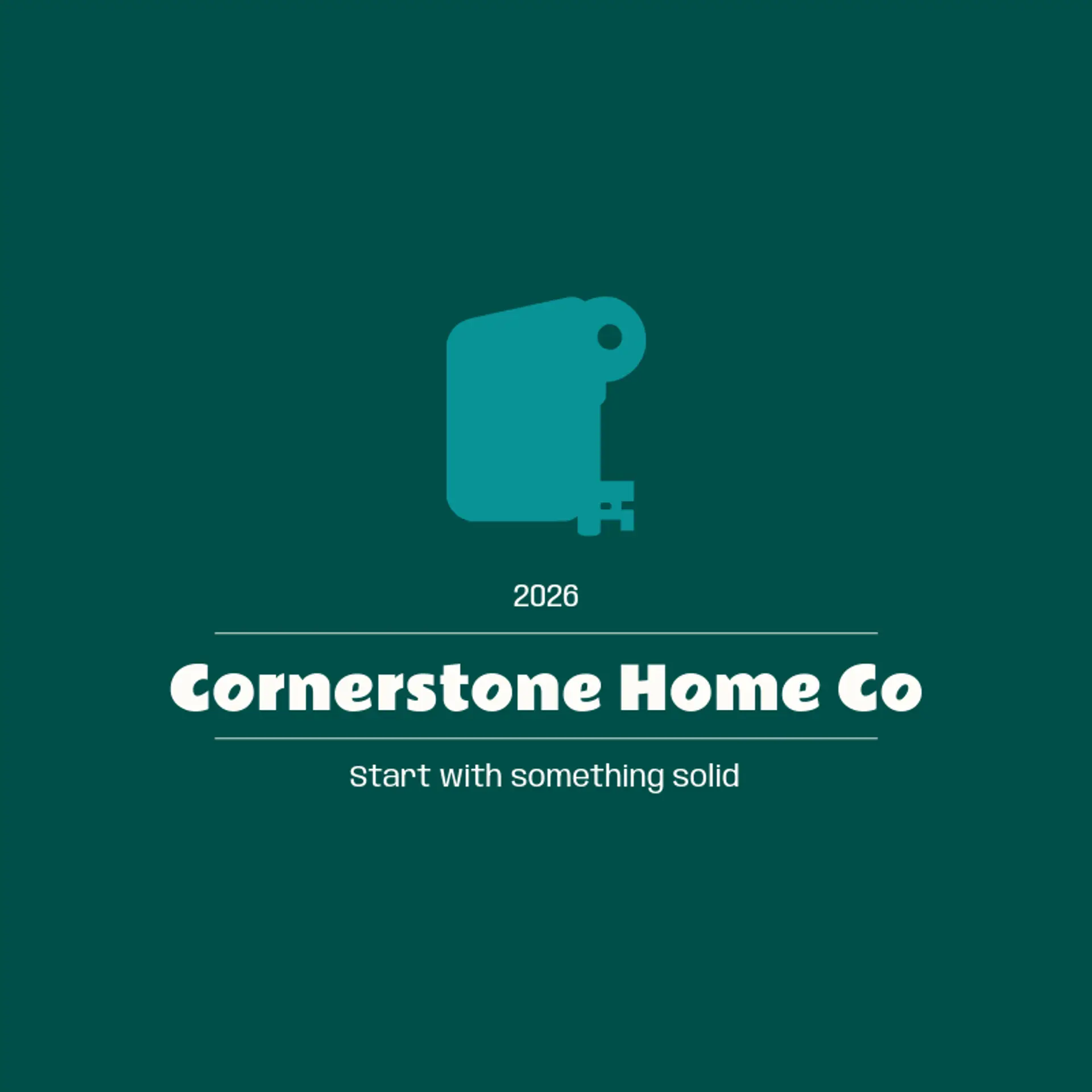 Cornerstone Home Co logo for home