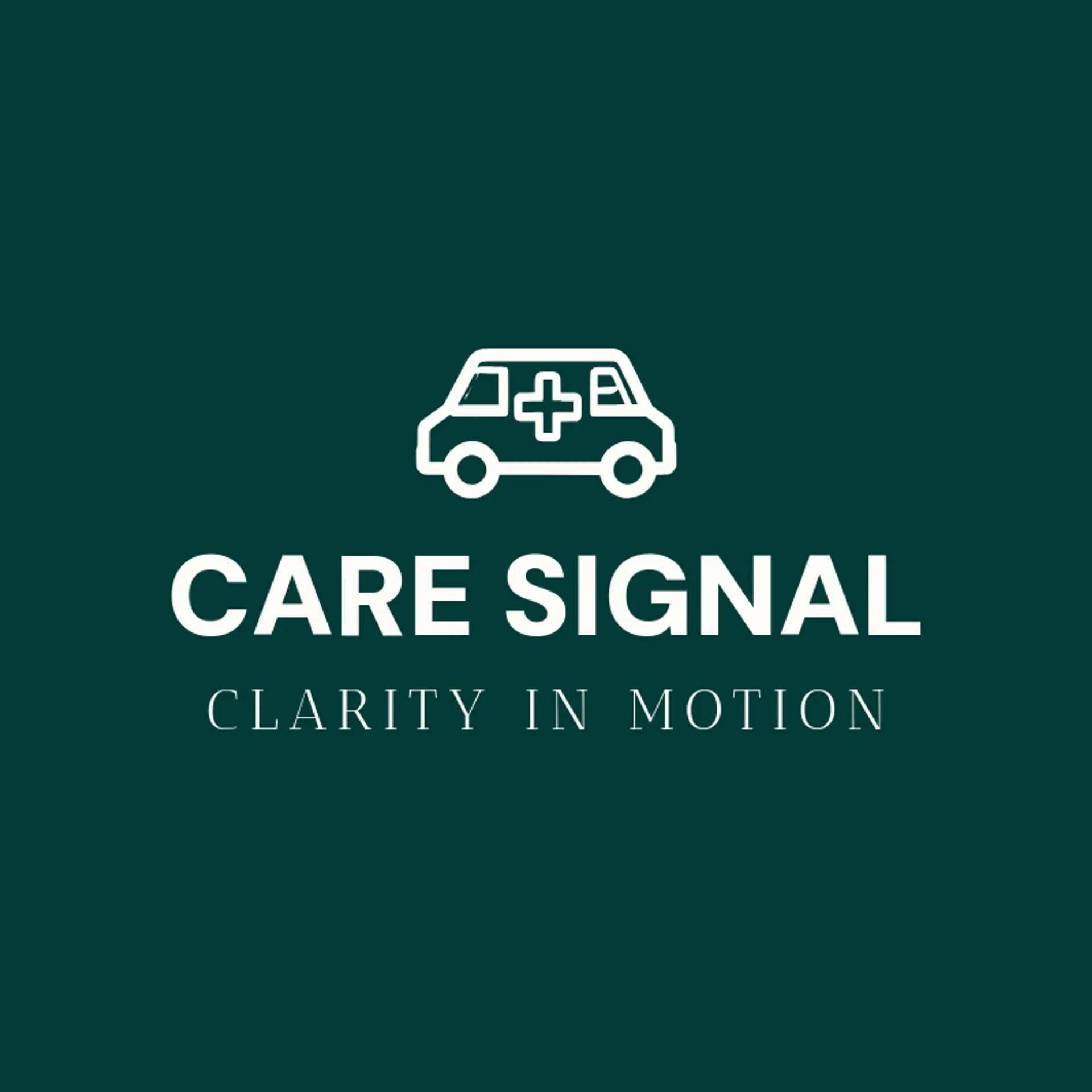 Care Signal logo for ambulance