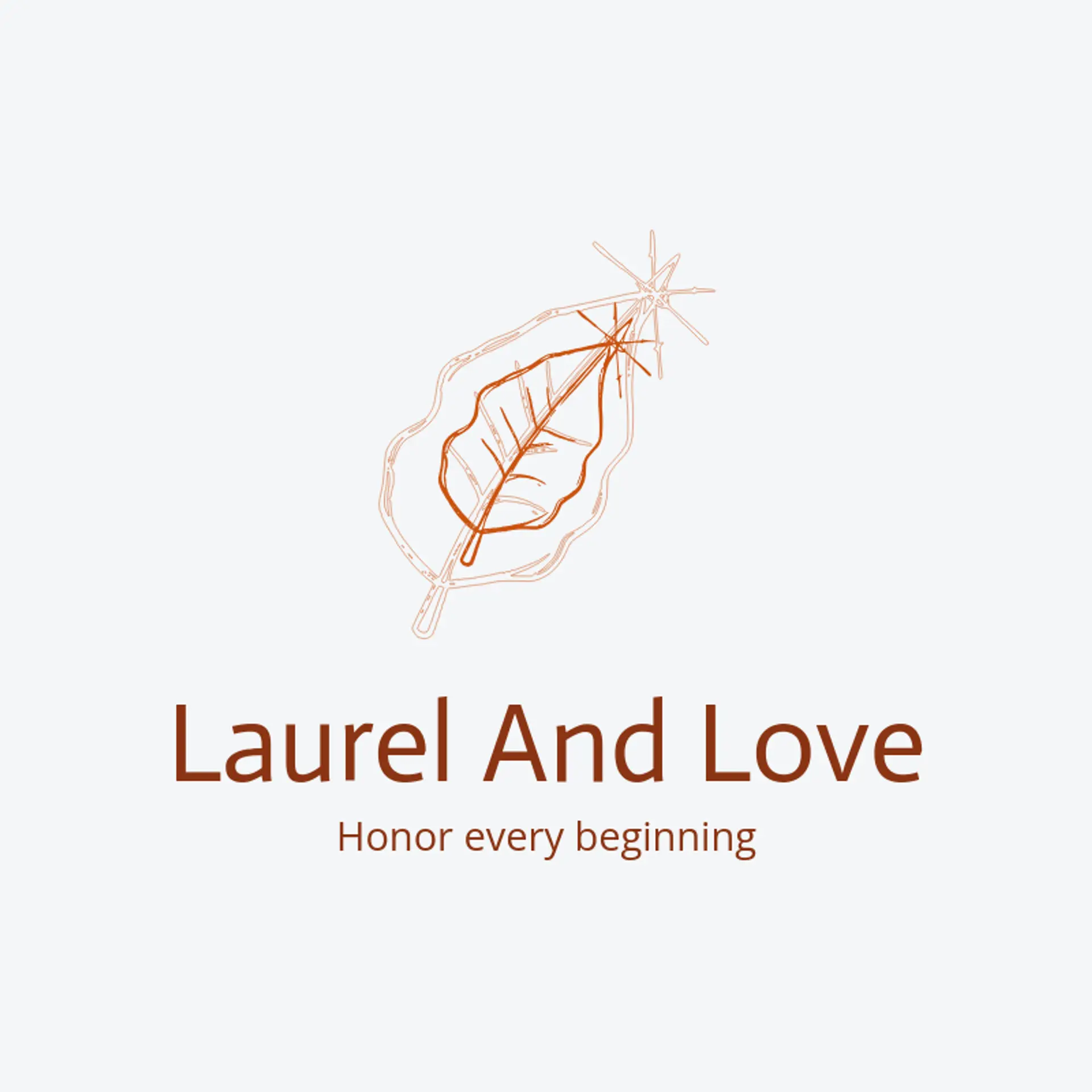 Laurel And Love logo for engagement
