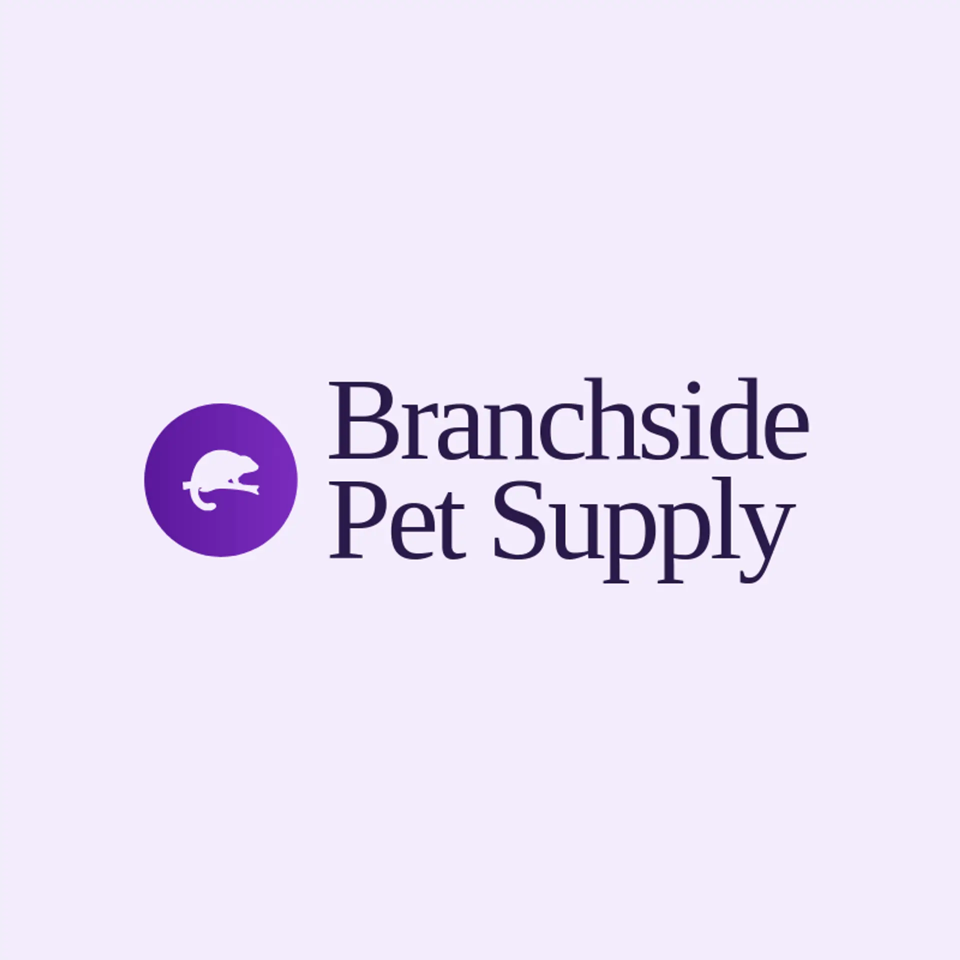Branchside Pet Supply logo for chameleon