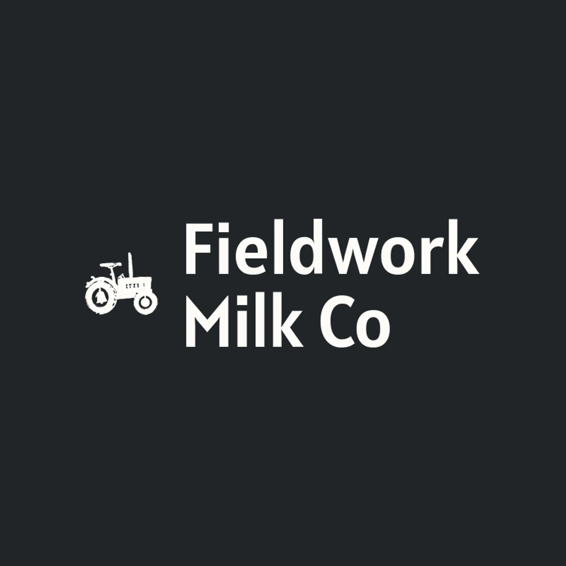 Fieldwork Milk Co logo for dairy farm