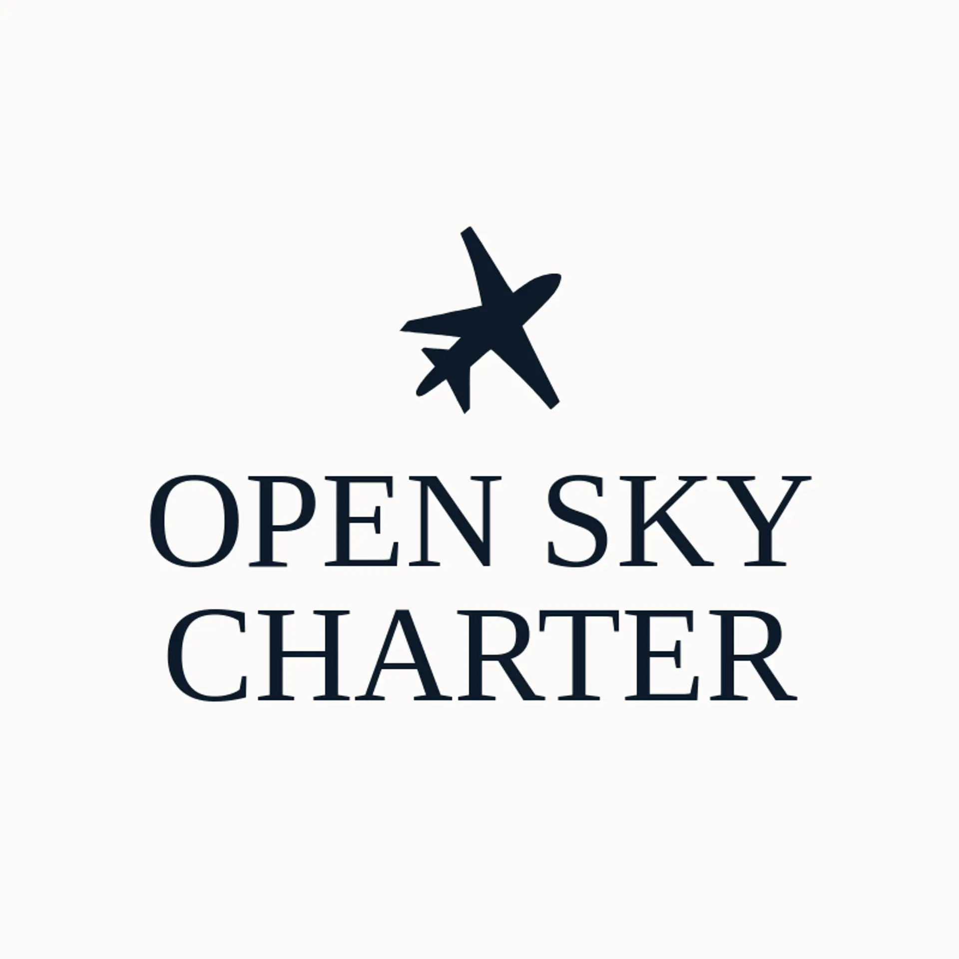 Open Sky Charter logo for flight