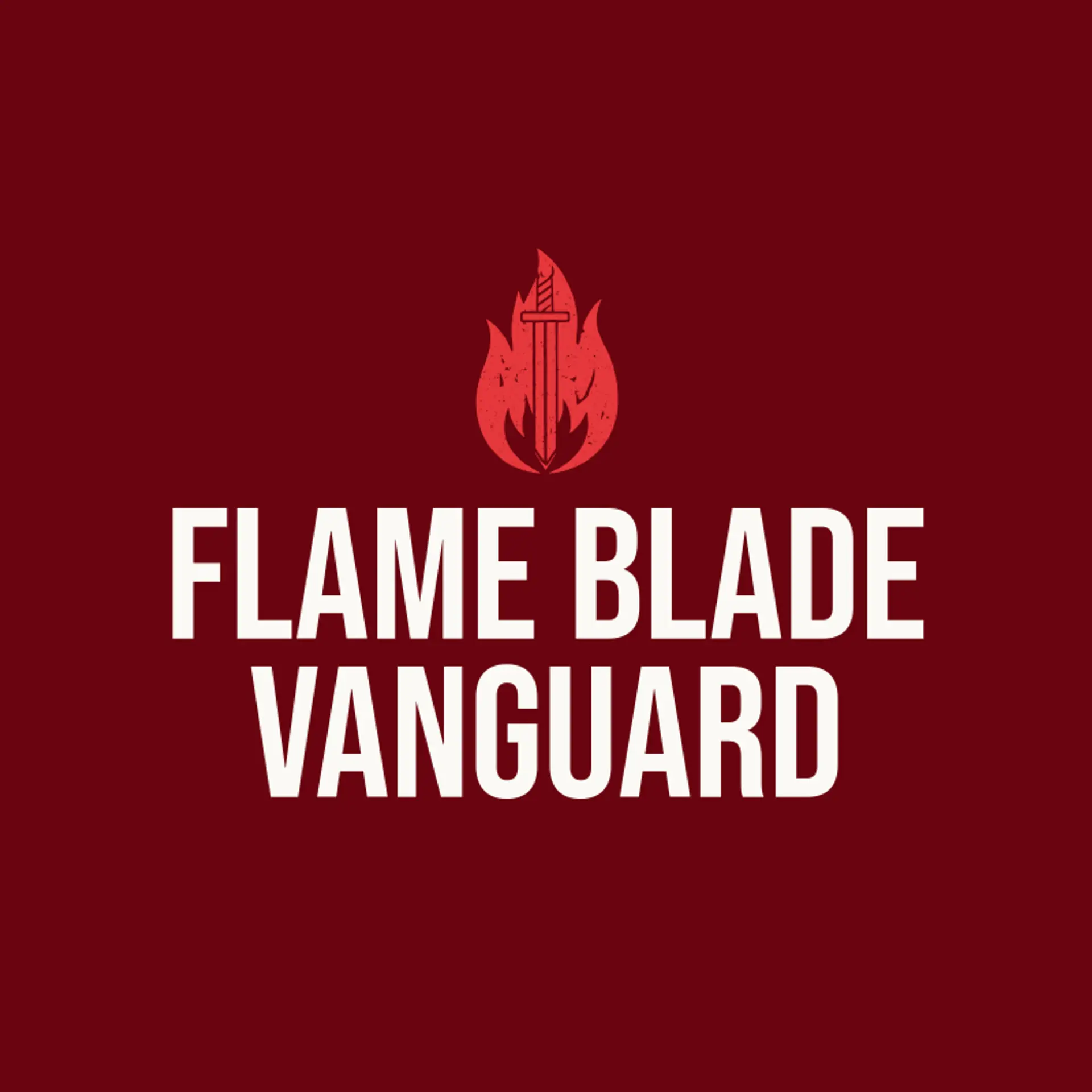 Flame Blade Vanguard logo for warrior
