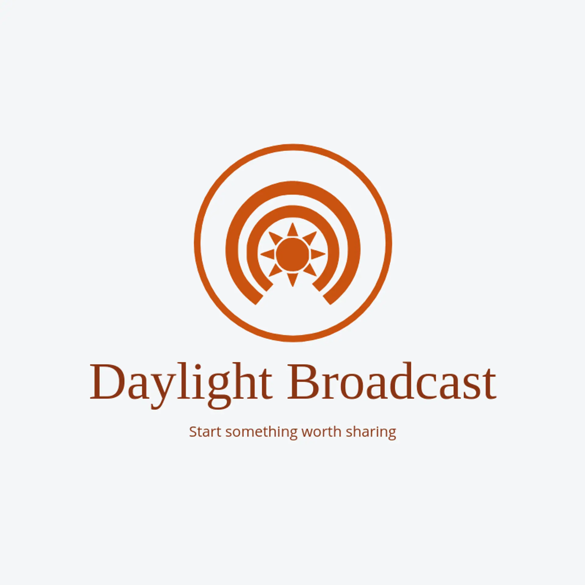 Daylight Broadcast logo for streamer