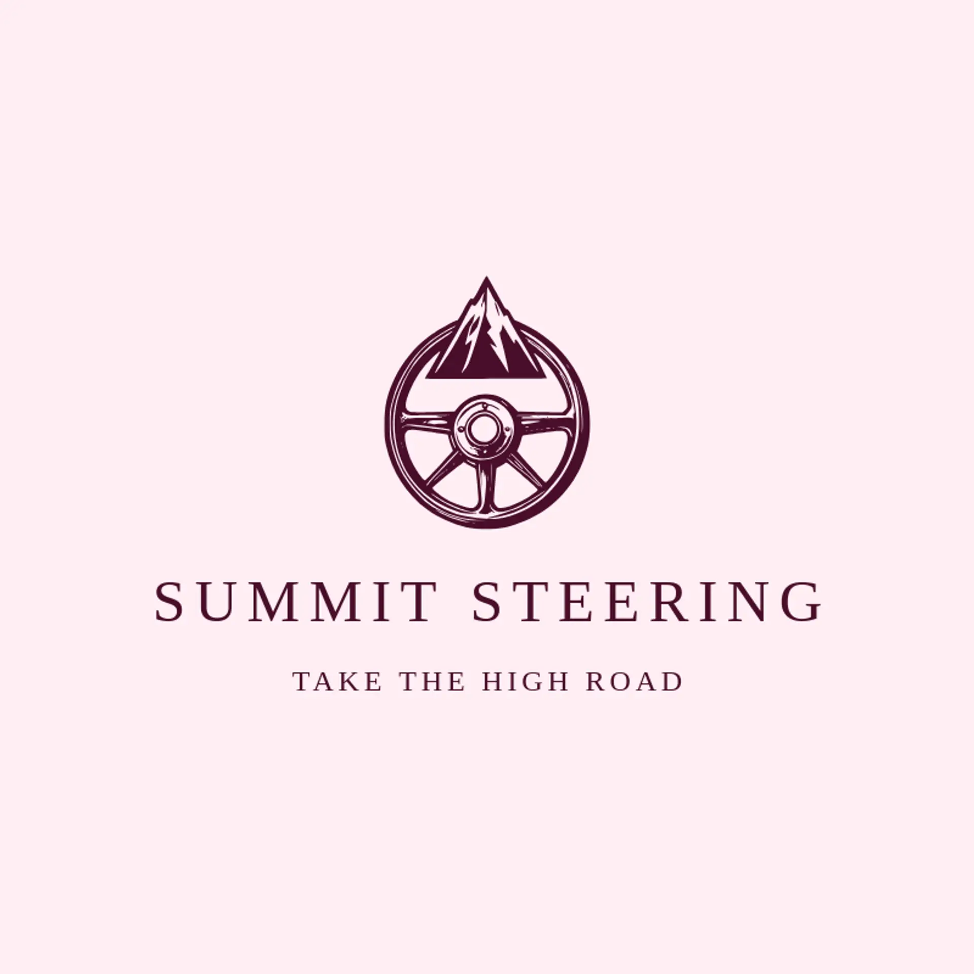 Summit Steering logo for steering wheel
