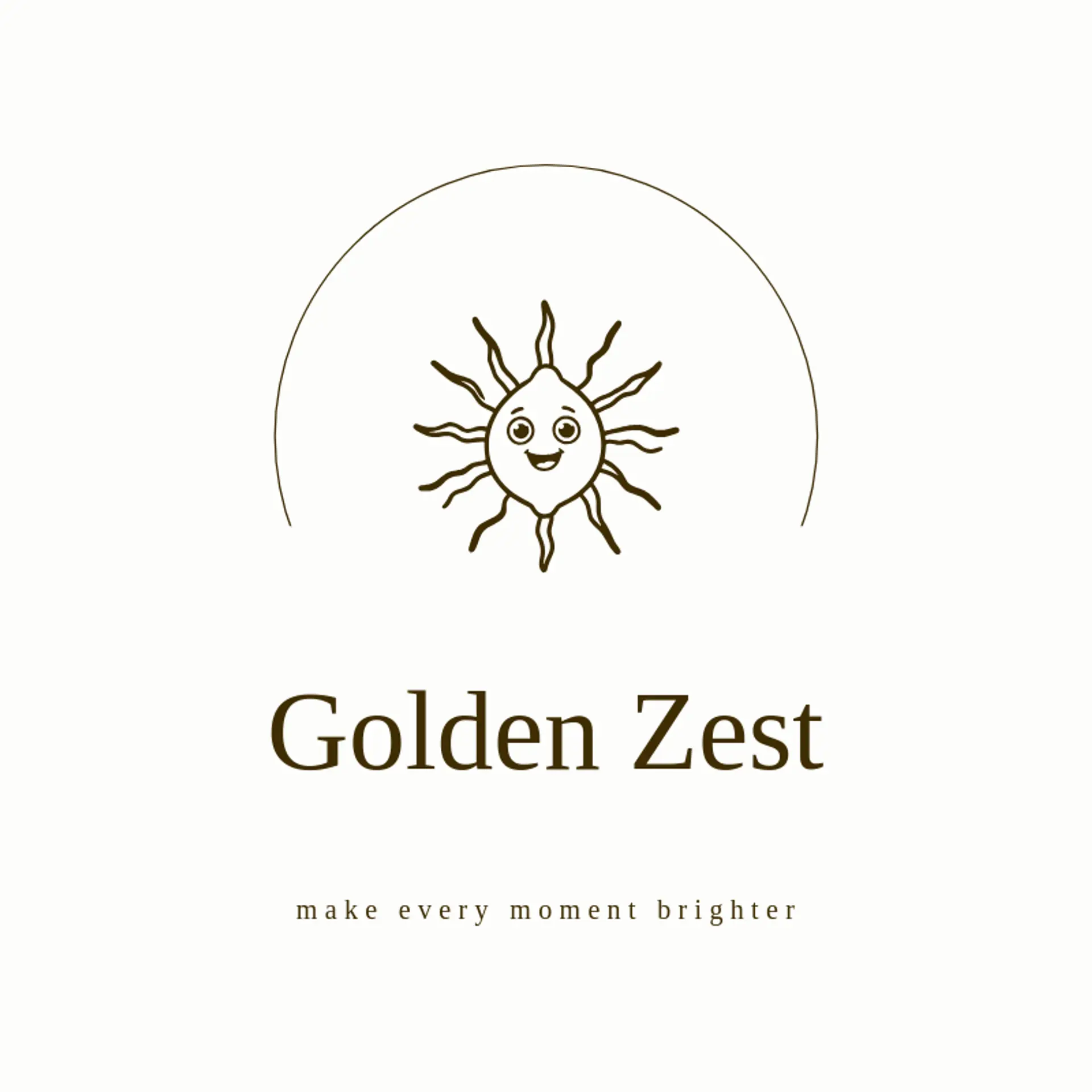 Golden Zest logo for lemon