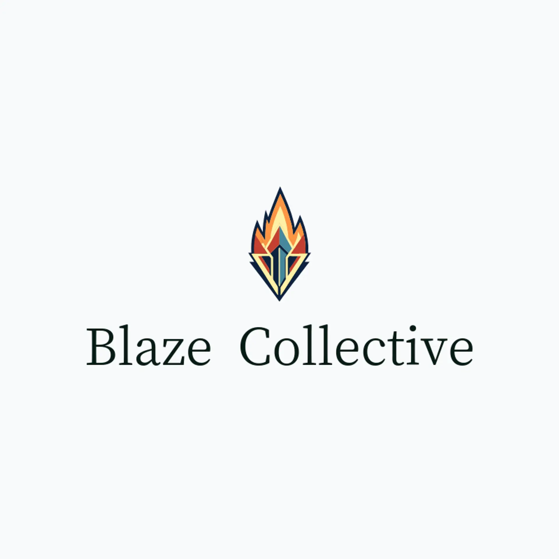 Blaze Collective logo for team