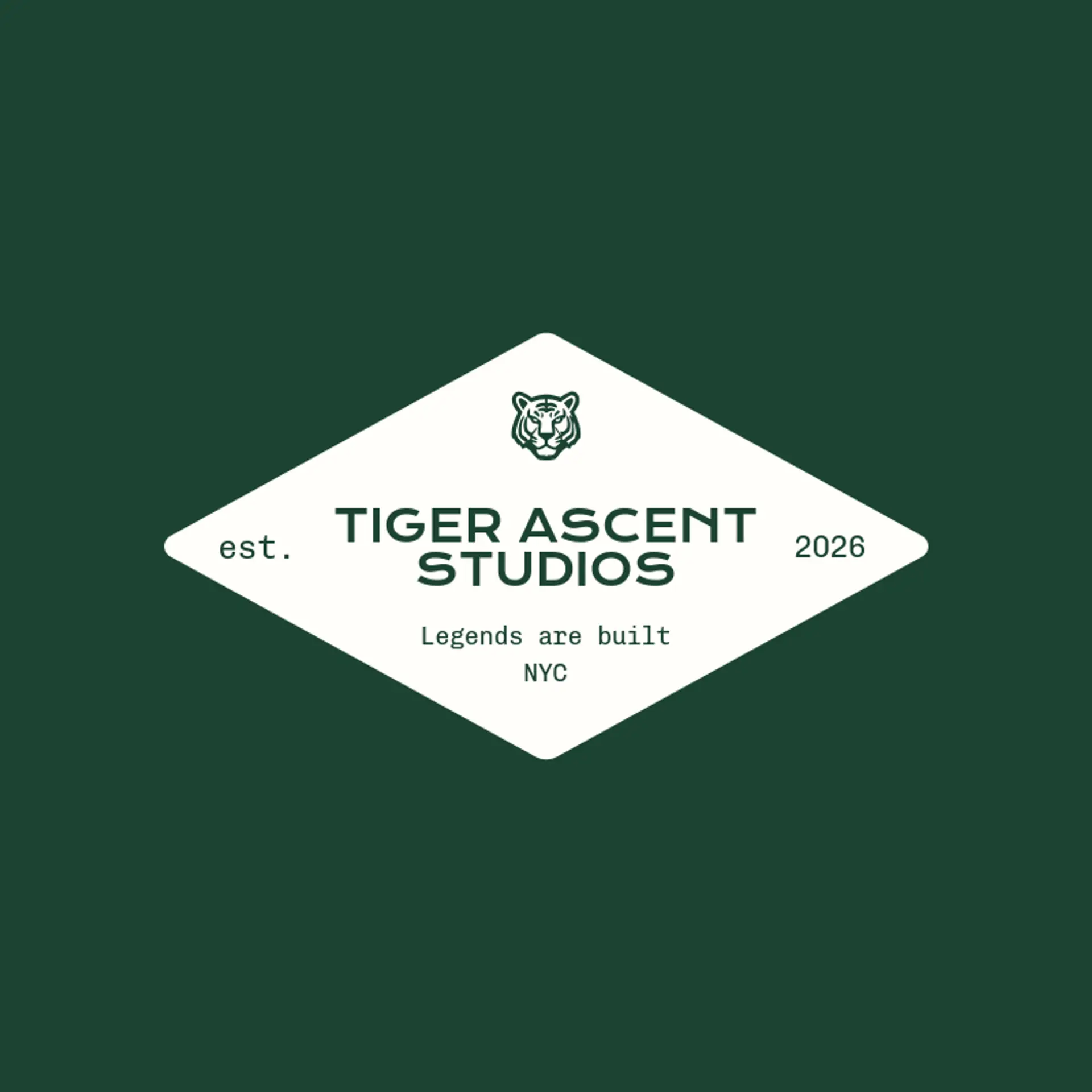Tiger Ascent Studios logo for tiger
