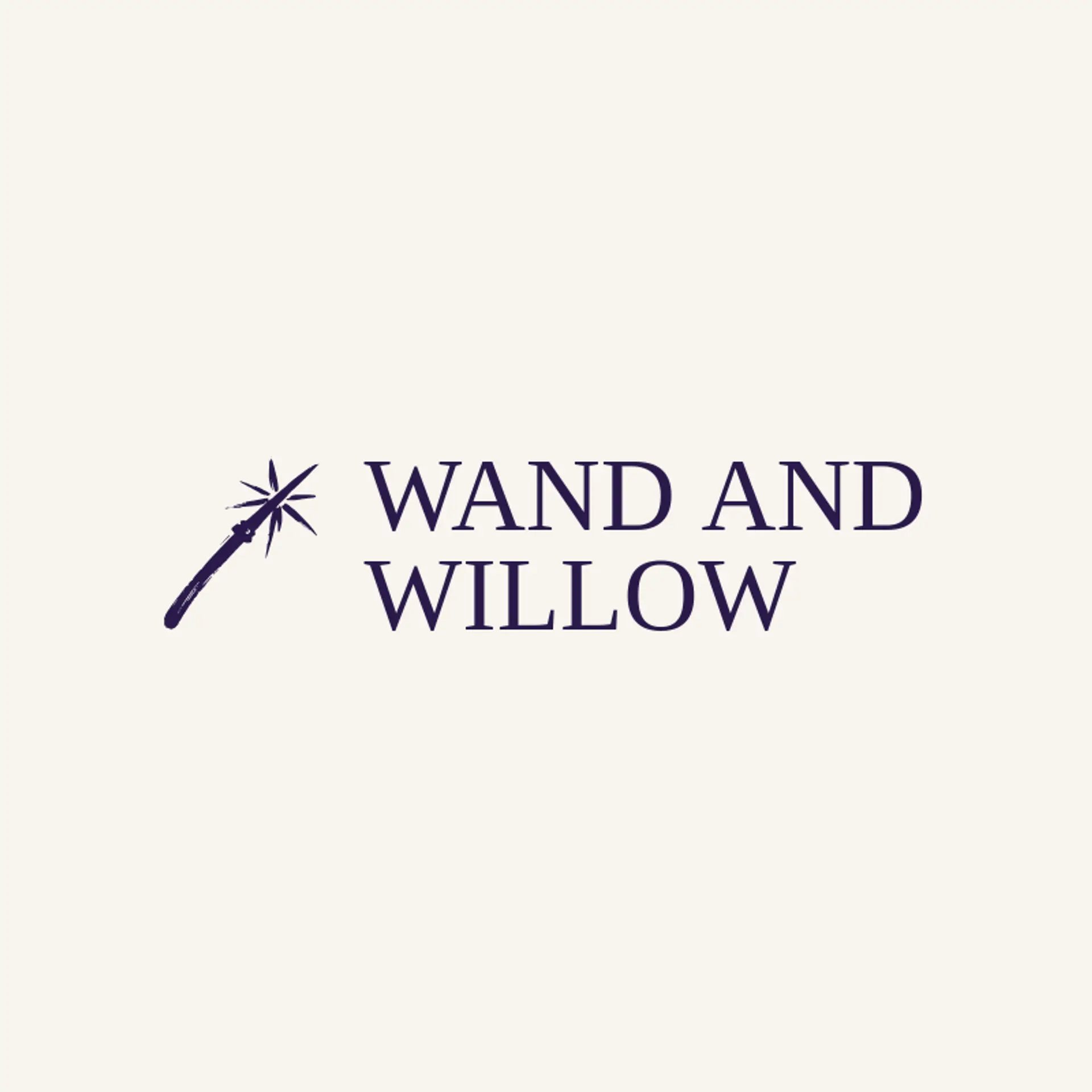 Wand And Willow logo for wizard