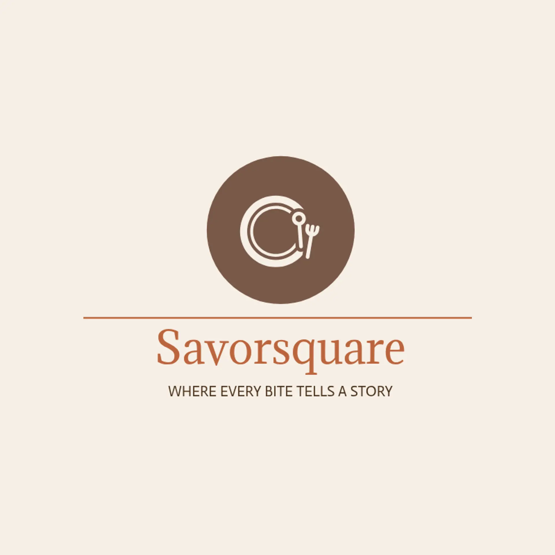 Savor Avenue logo for food restaurant