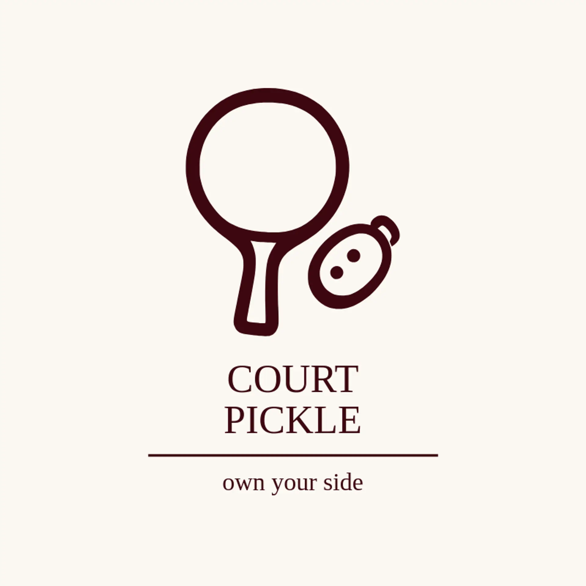 Court Pickle logo for pickle