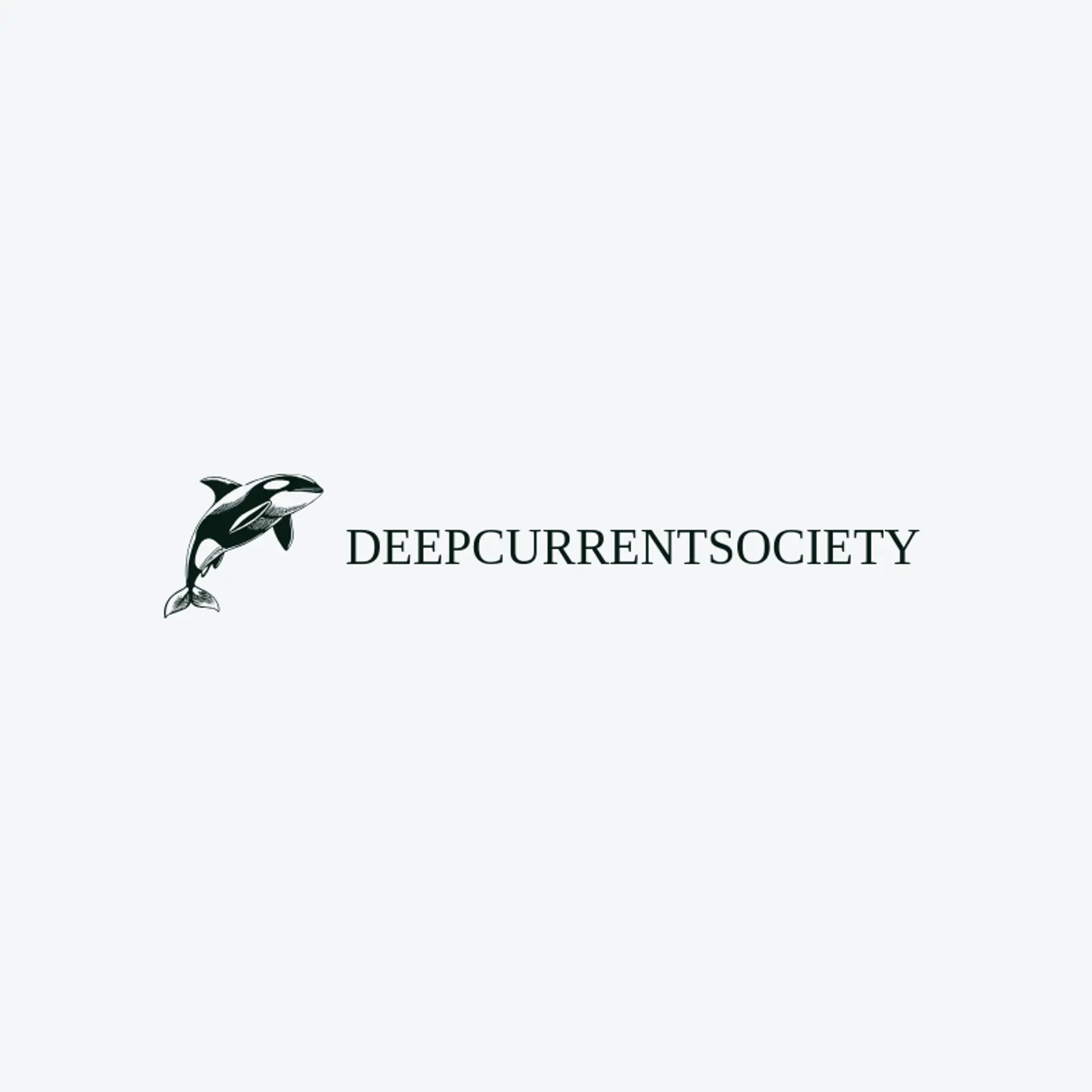 Deep Current Society logo for whale