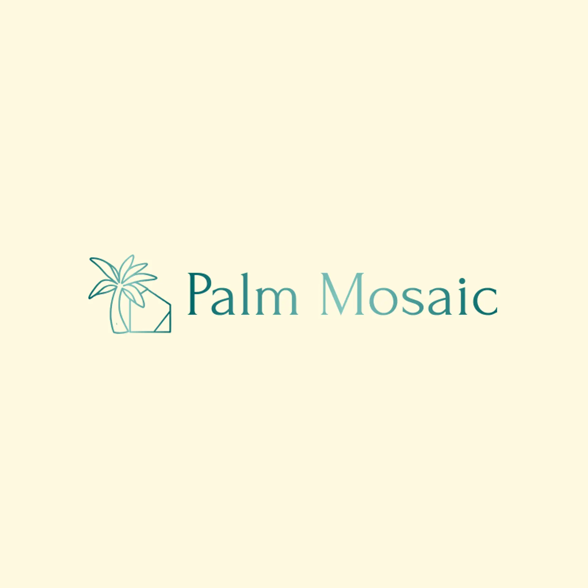 Palm Mosaic logo for muslim