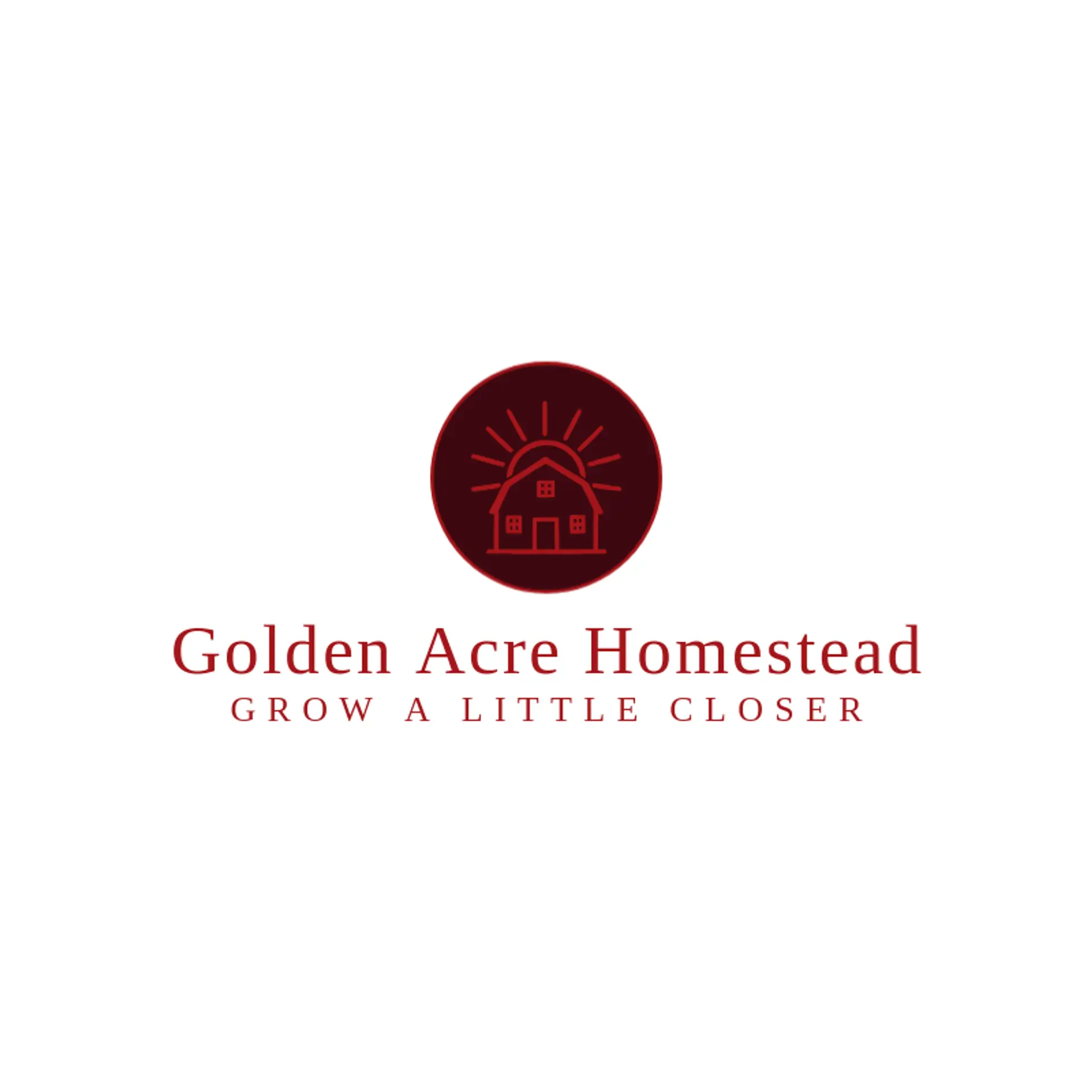 Golden Acre Homestead logo for homestead