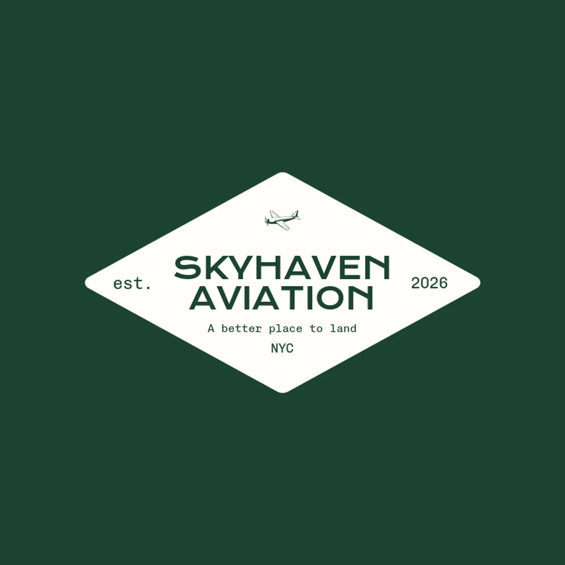 Skyhaven Aviation logo for aero