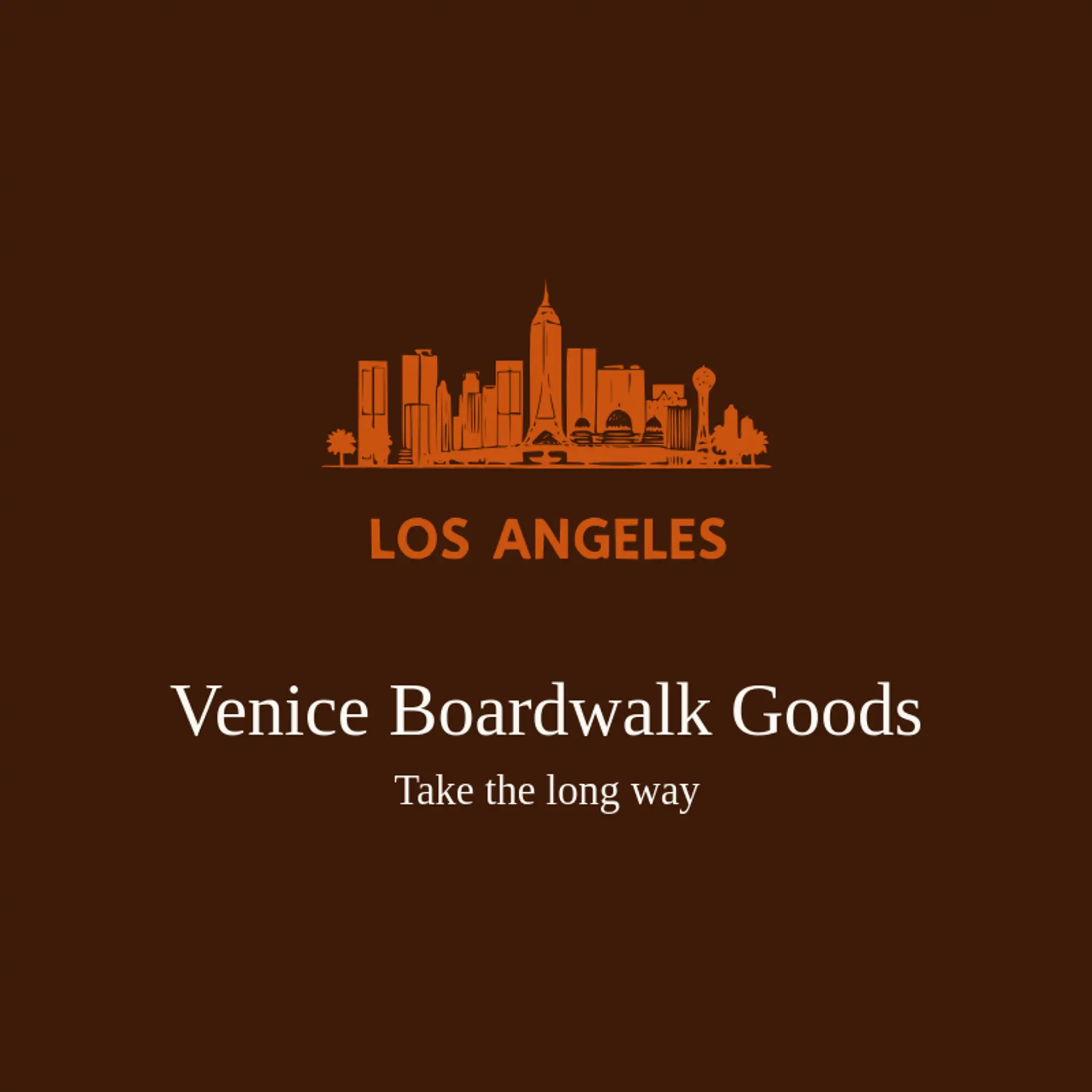 Venice Boardwalk Goods logo for los angeles