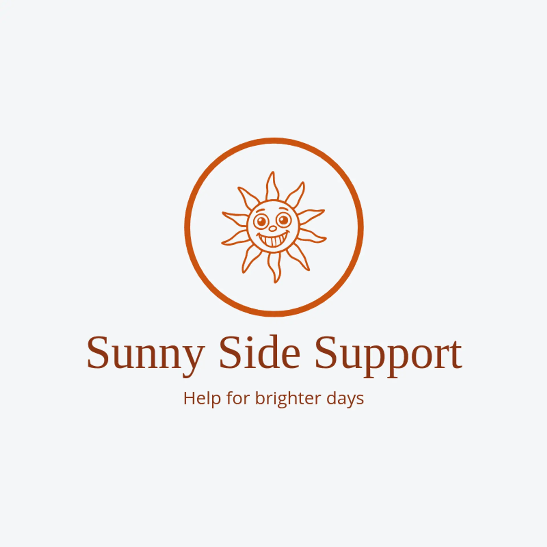 Sunny Side Support logo for chatbot