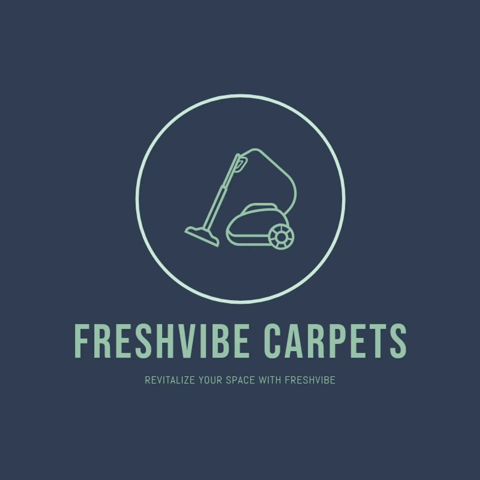 FreshVibe Carpets logo for carpet cleaning
