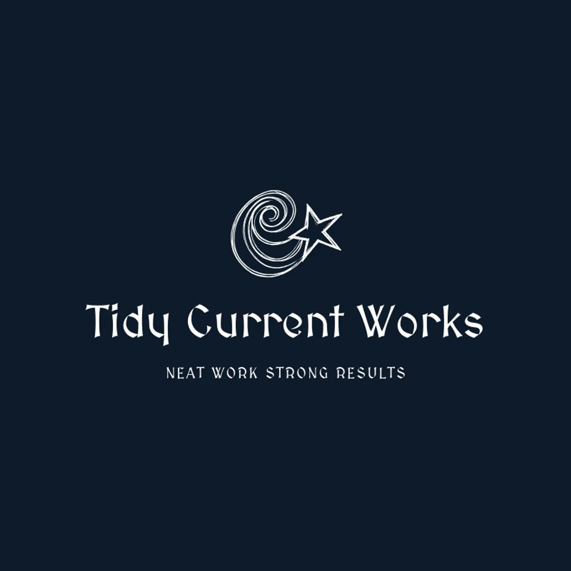 Tidy Current Works logo for electrician