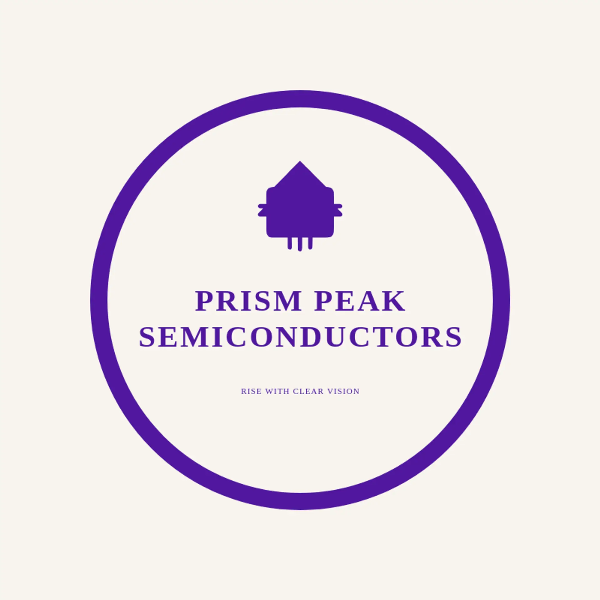 Prism Peak Semiconductors logo for chip