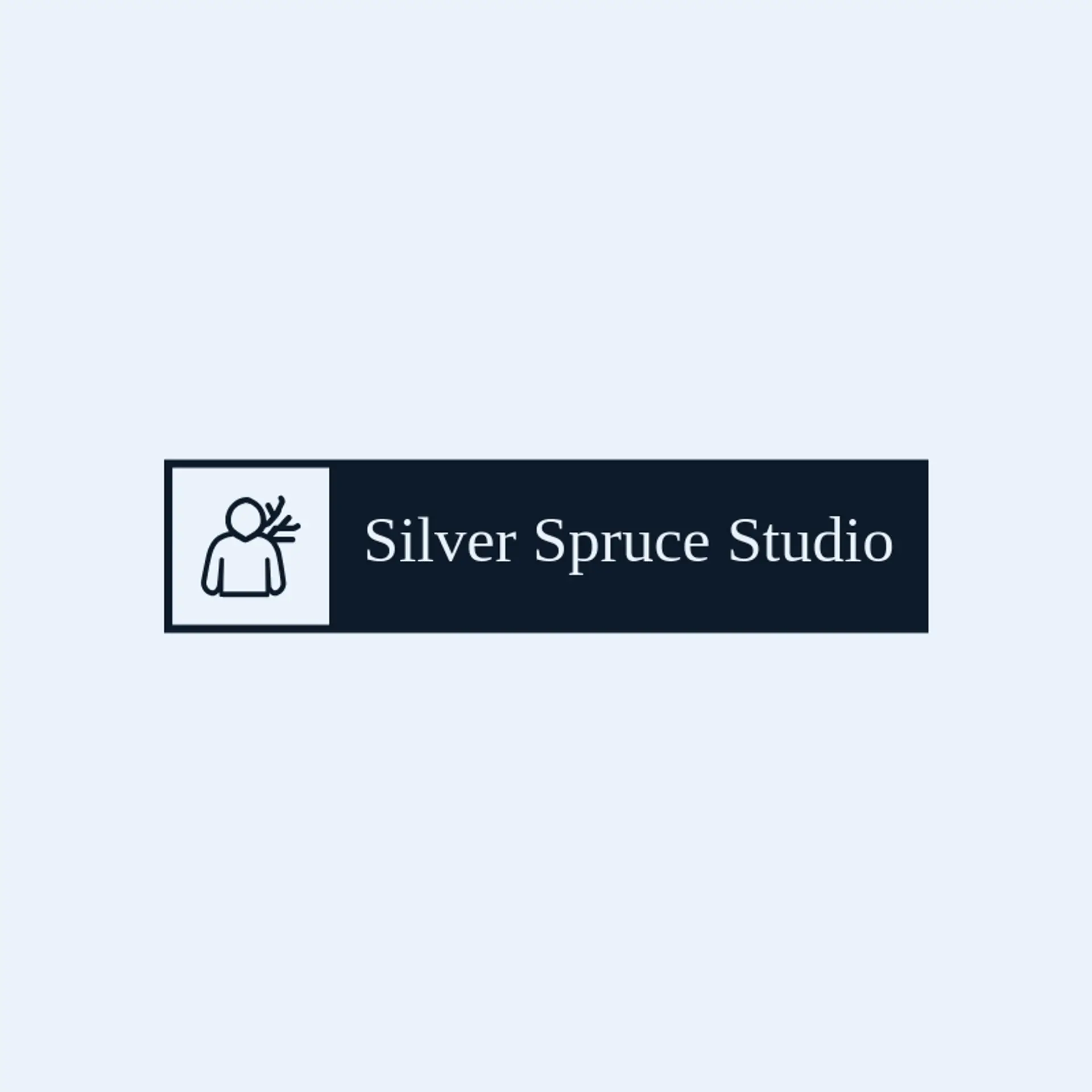 Silver Spruce Studio logo for hoodie