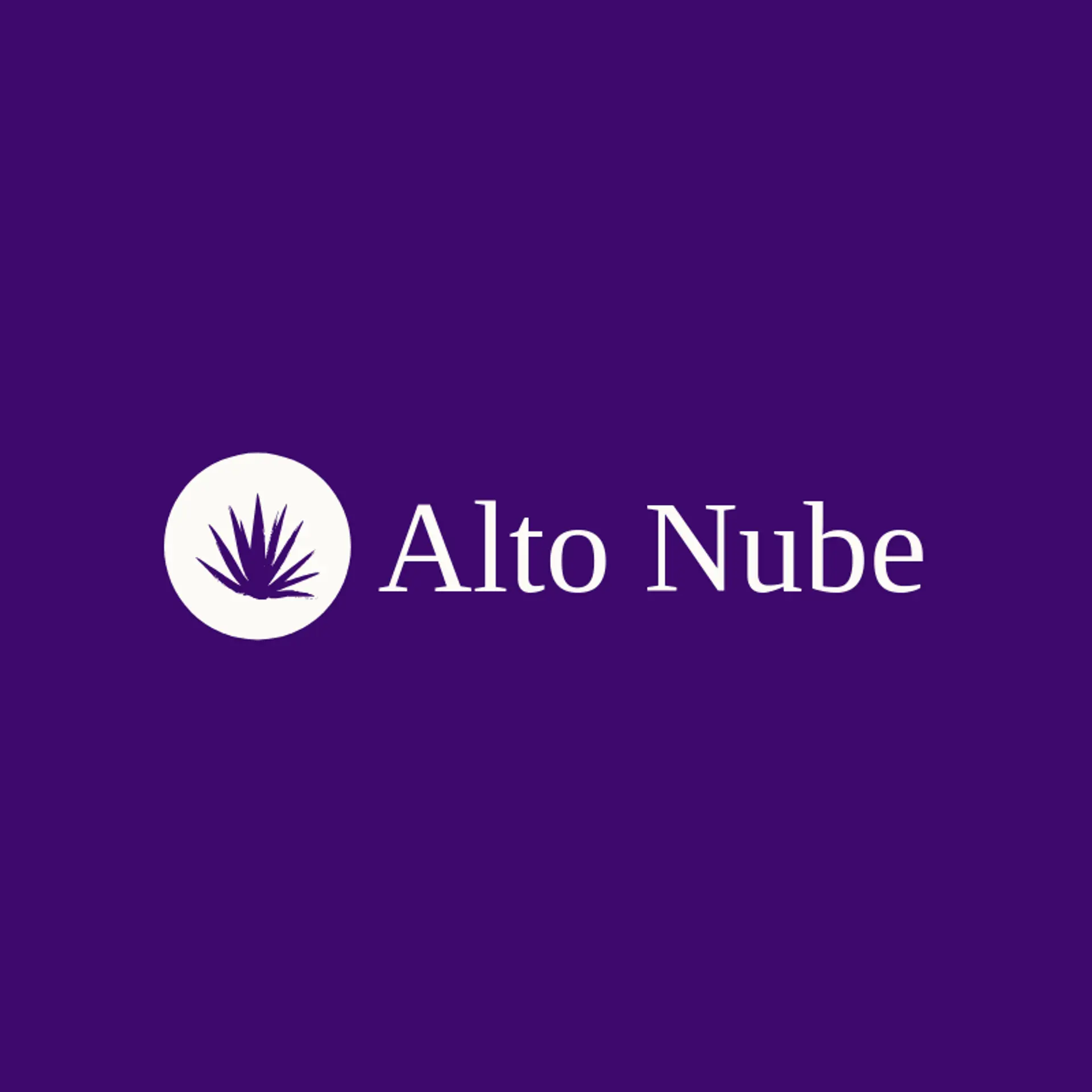 Alto Nube logo for tequila