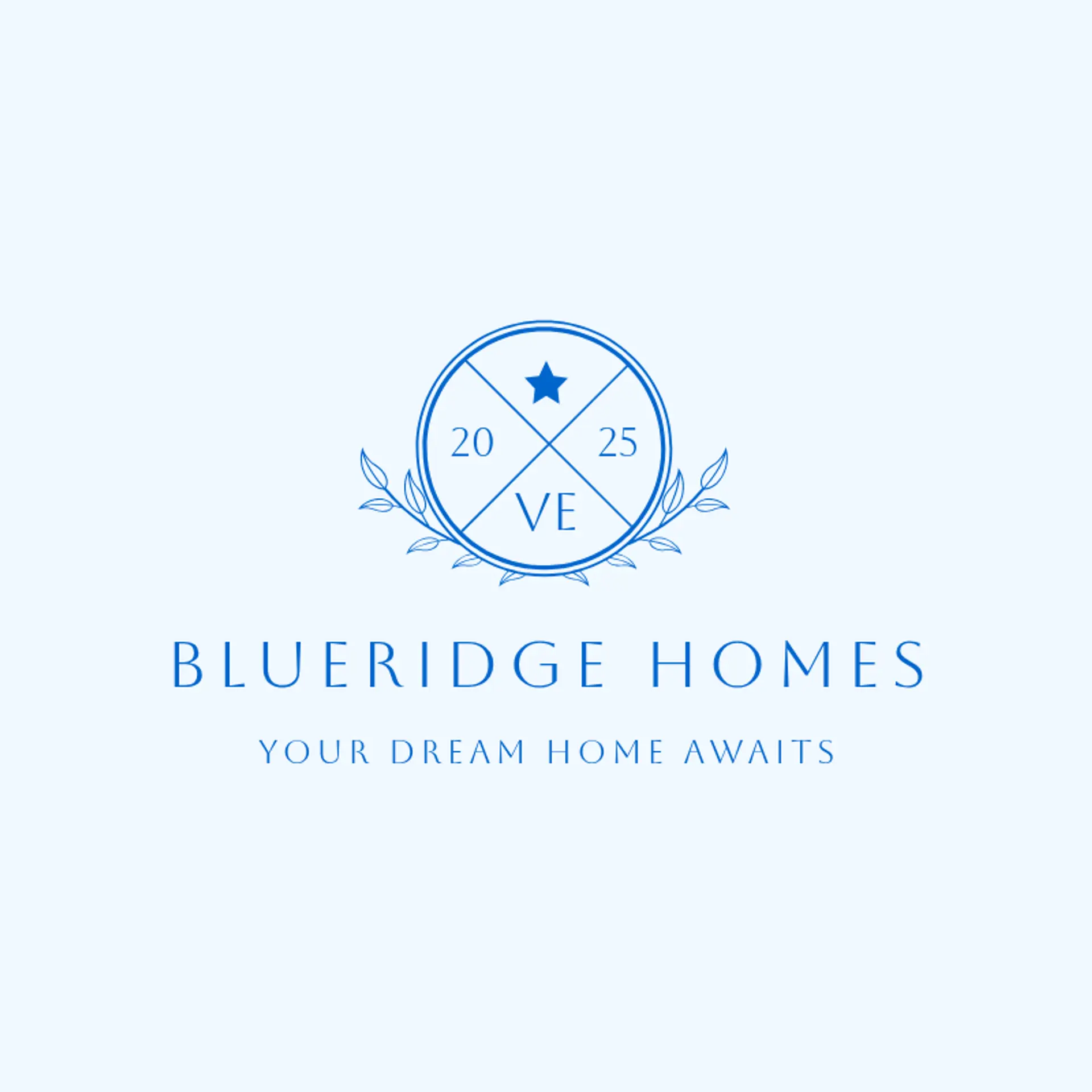 BlueRidge Homes logo for best real estate