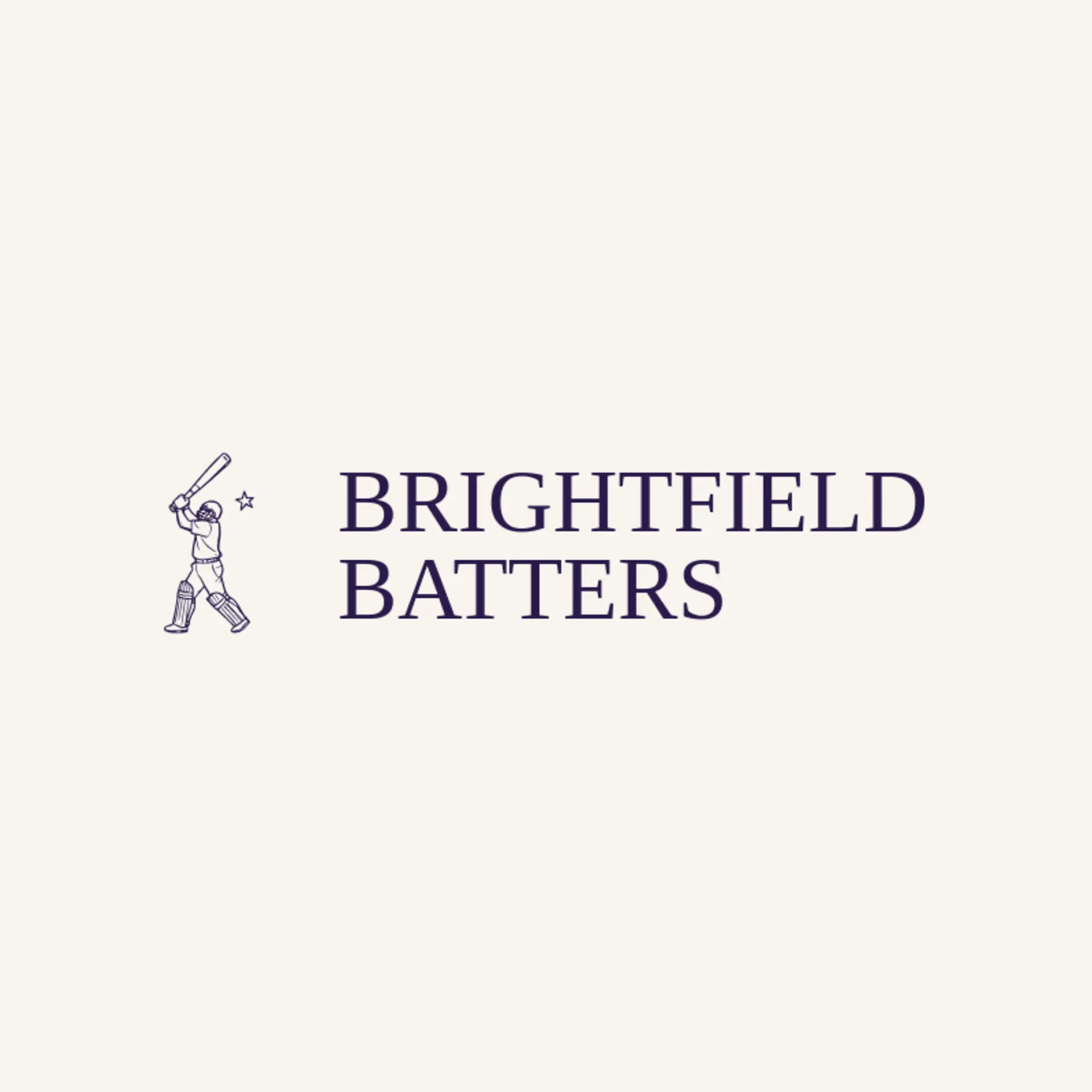 Brightfield Batters logo for cricket team