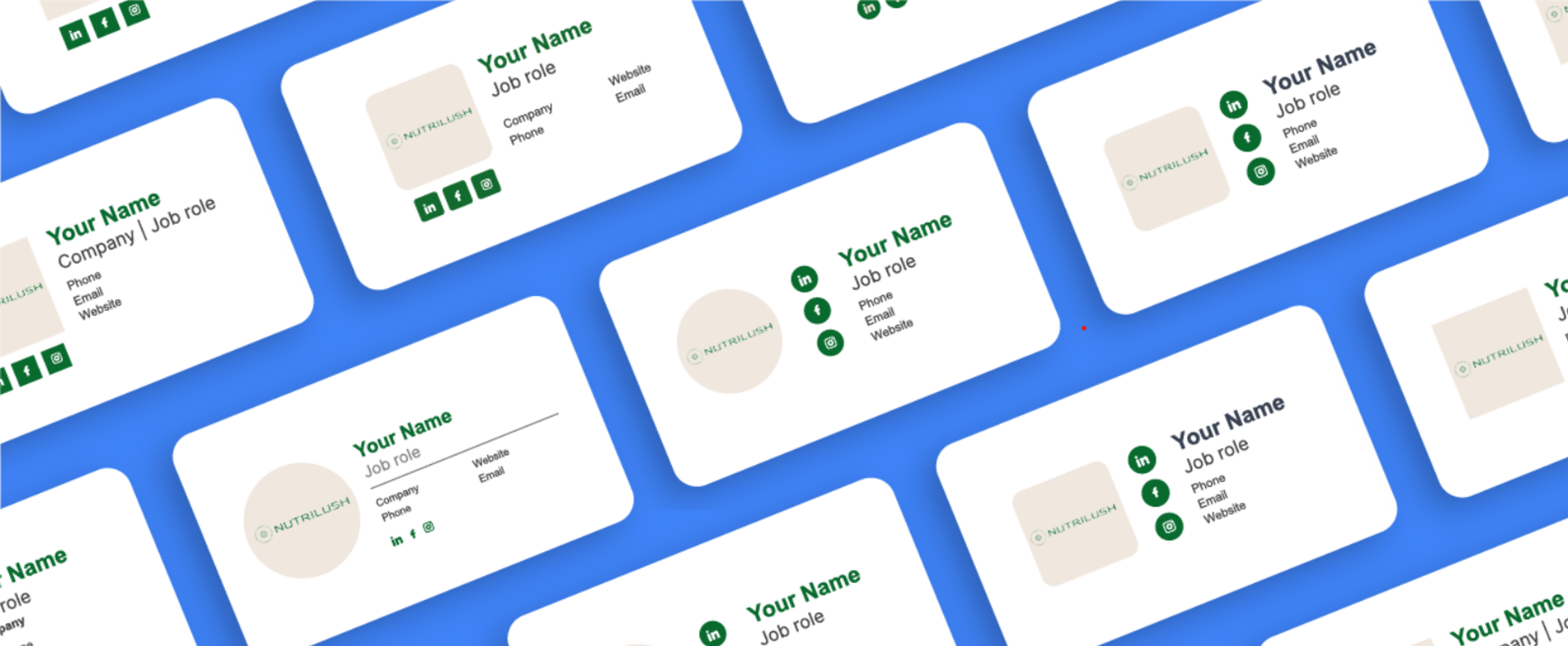 Email signature template generator logo