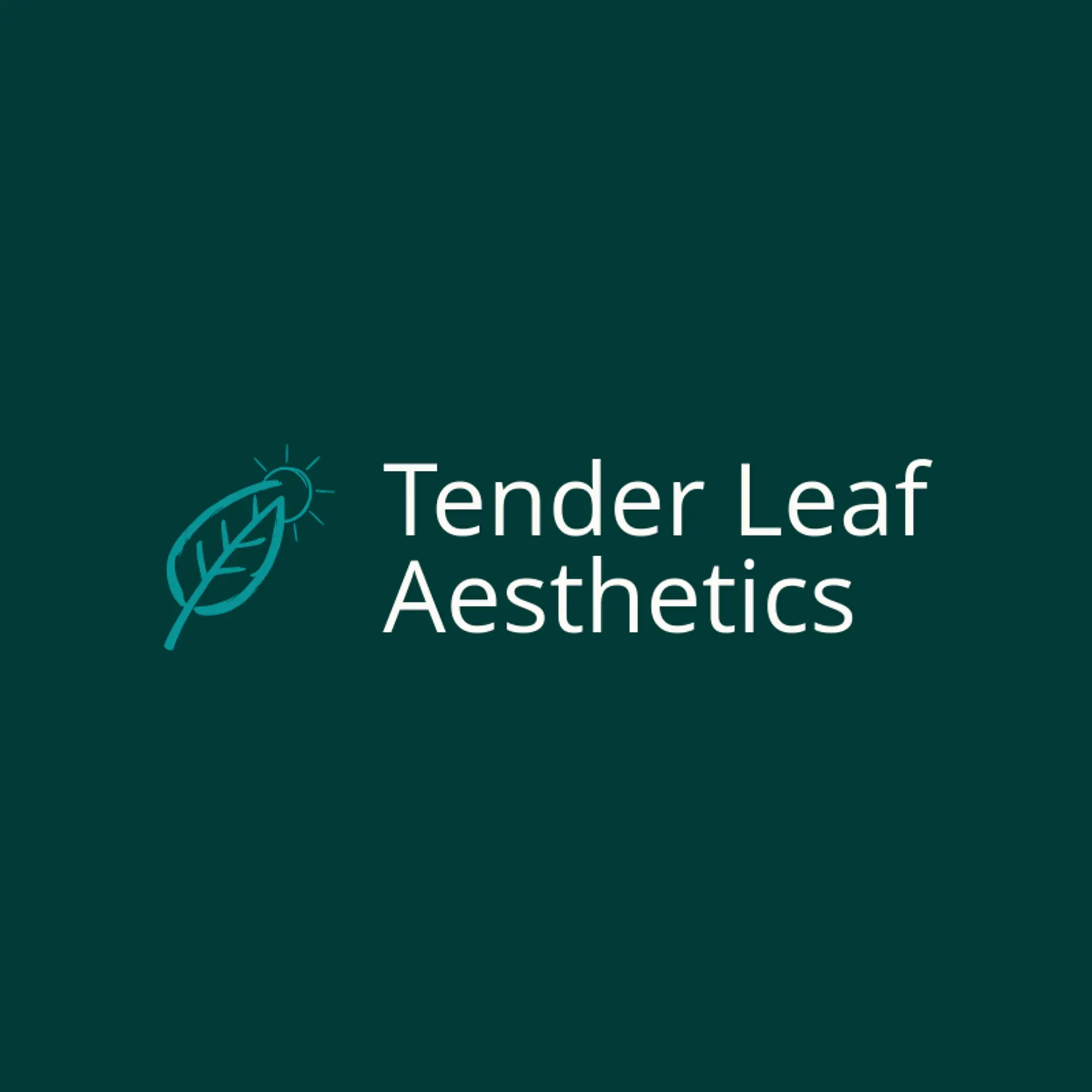 Tender Leaf Aesthetics logo for med spa