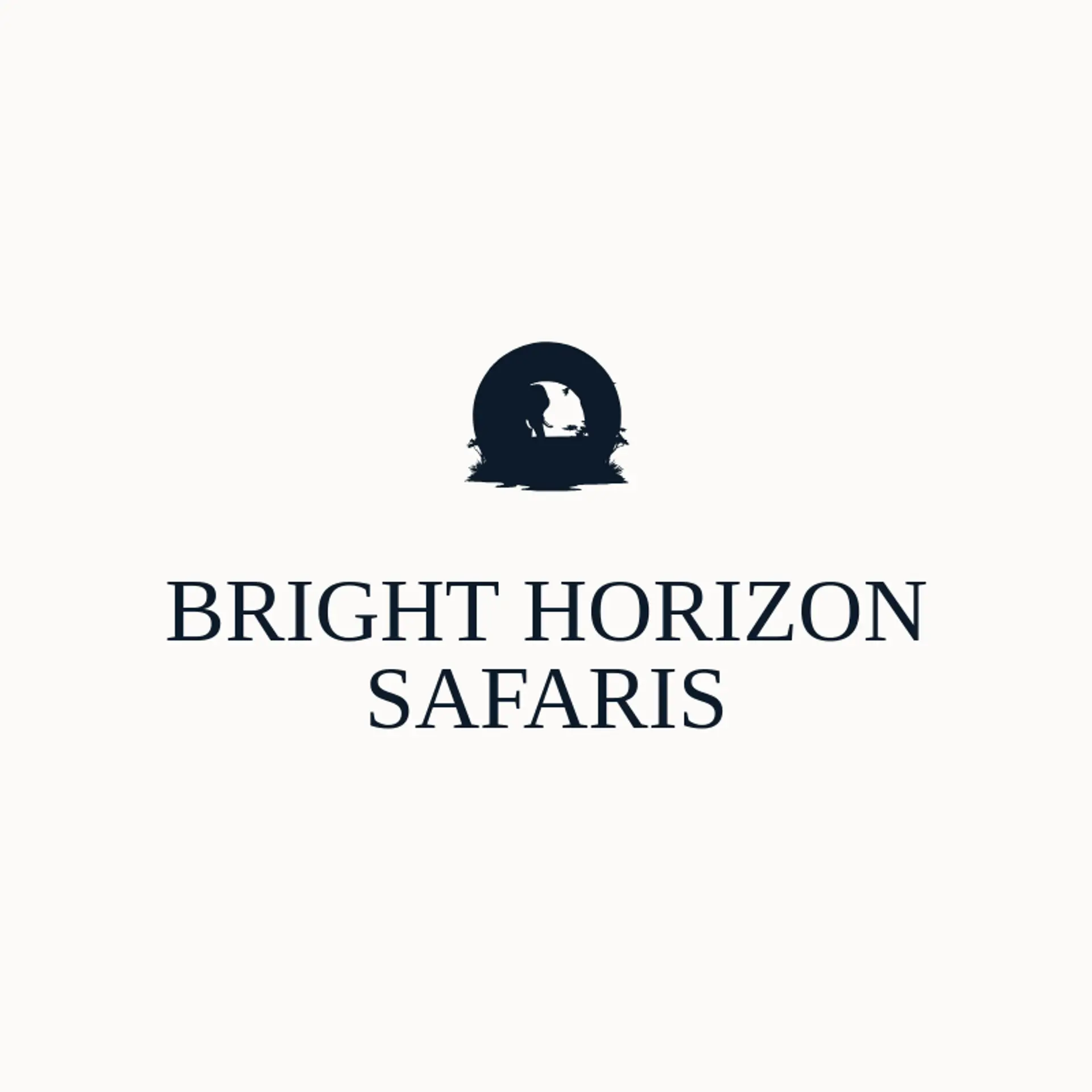 Bright Horizon Safaris logo for safari