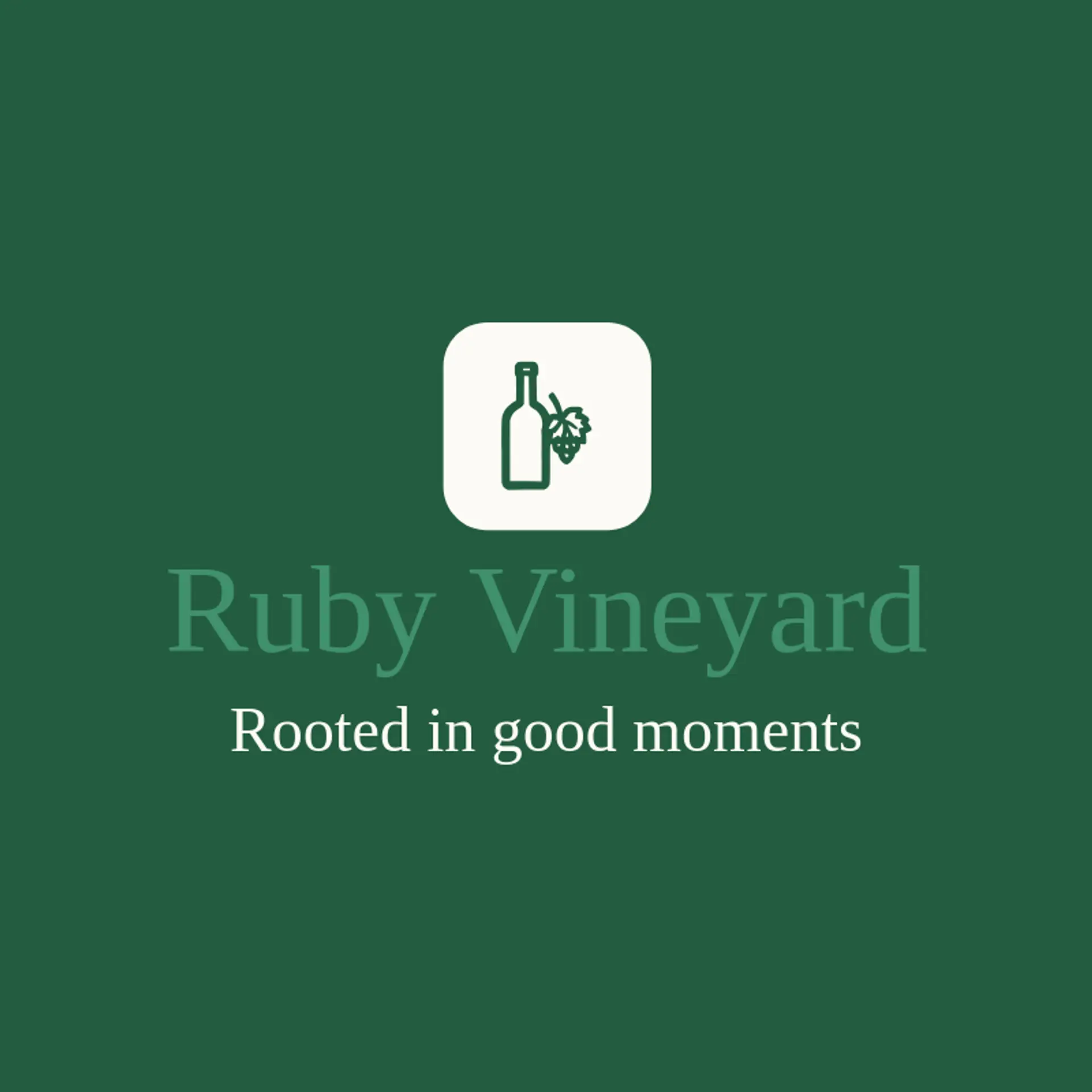 Ruby Vineyard logo for french