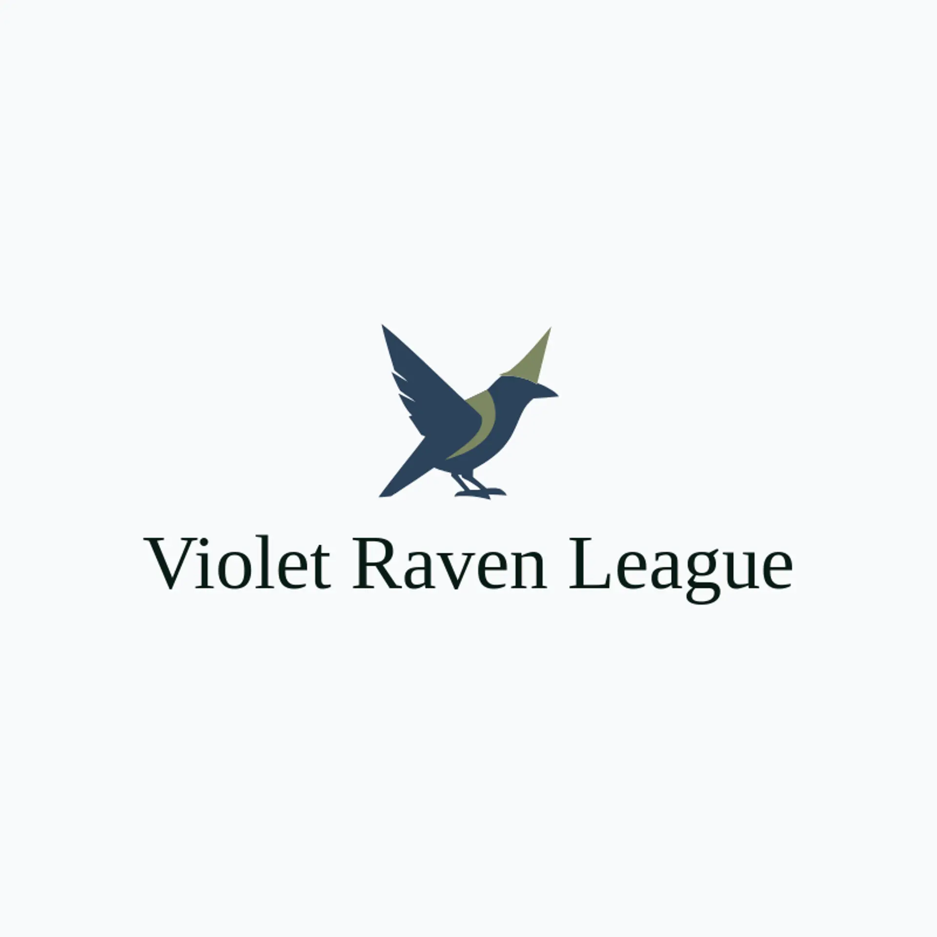 Violet Raven League logo for raven