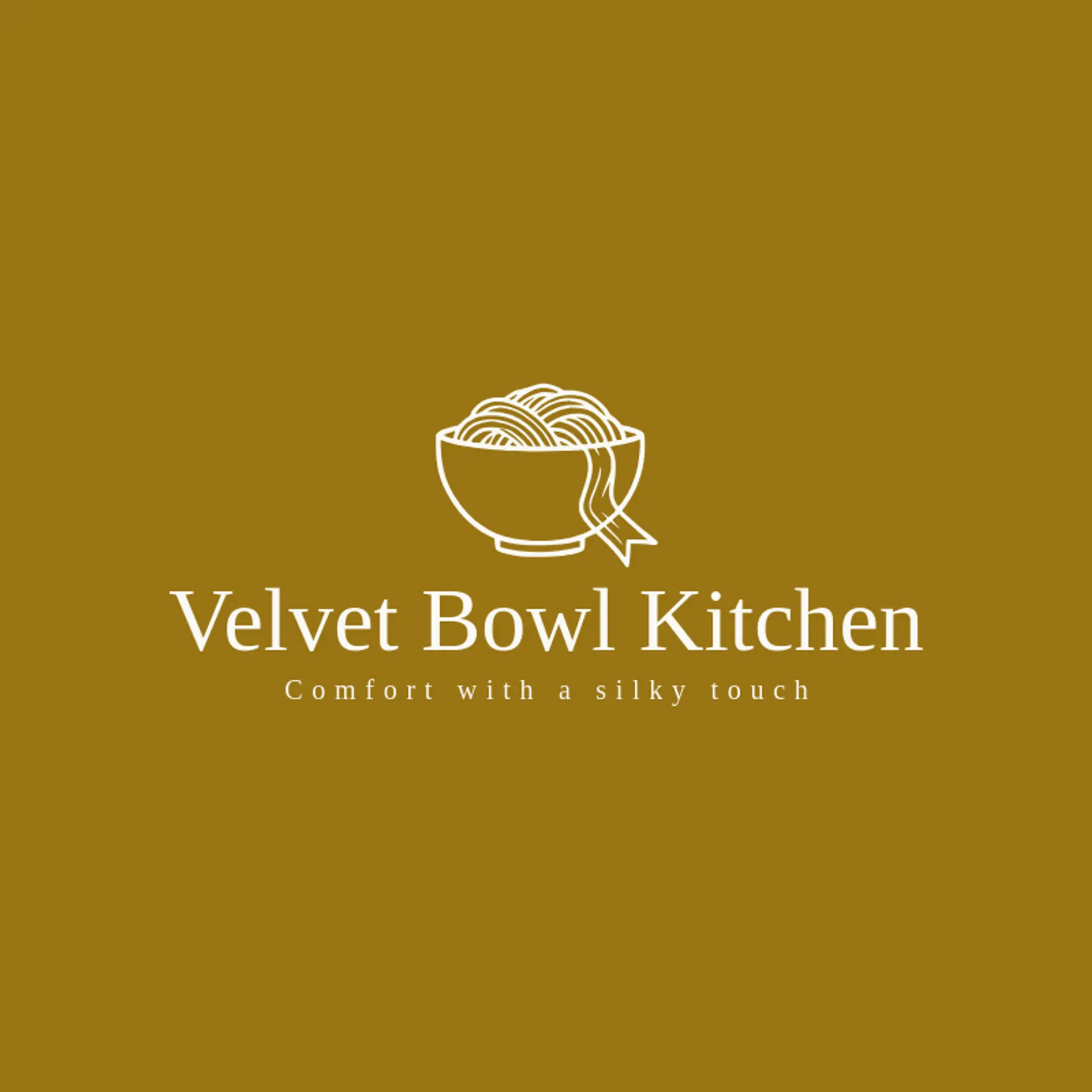Velvet Bowl Kitchen logo for noodle