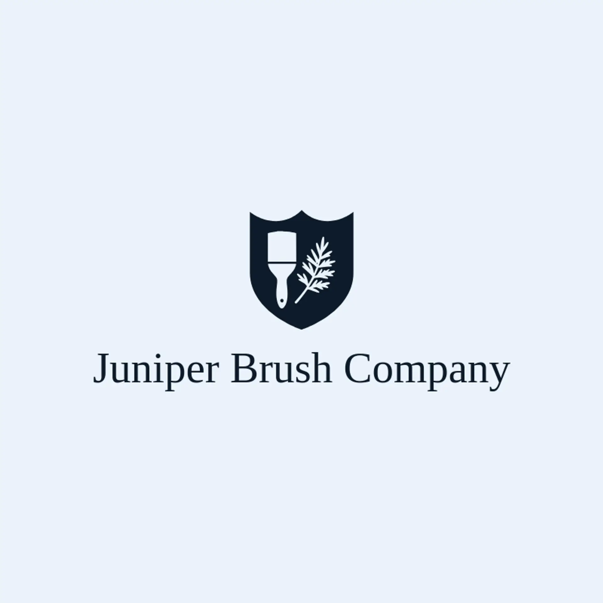Juniper Brush Company logo for artistic
