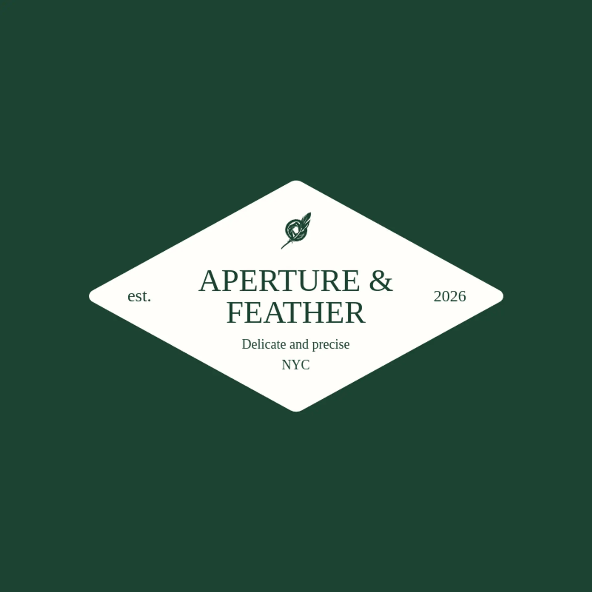 Aperture & Feather logo for photo