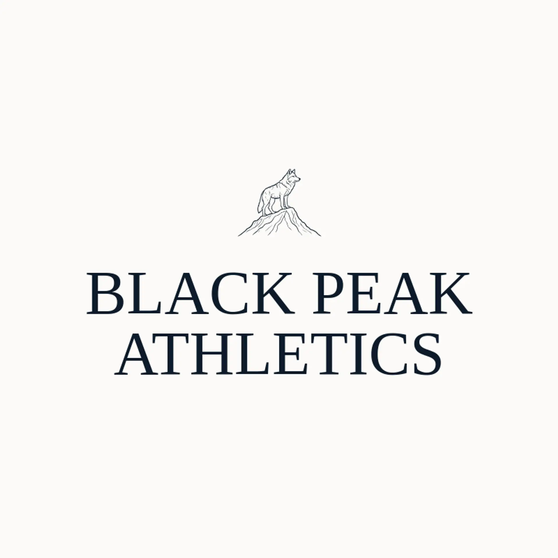 Black Peak Athletics logo for apex predator