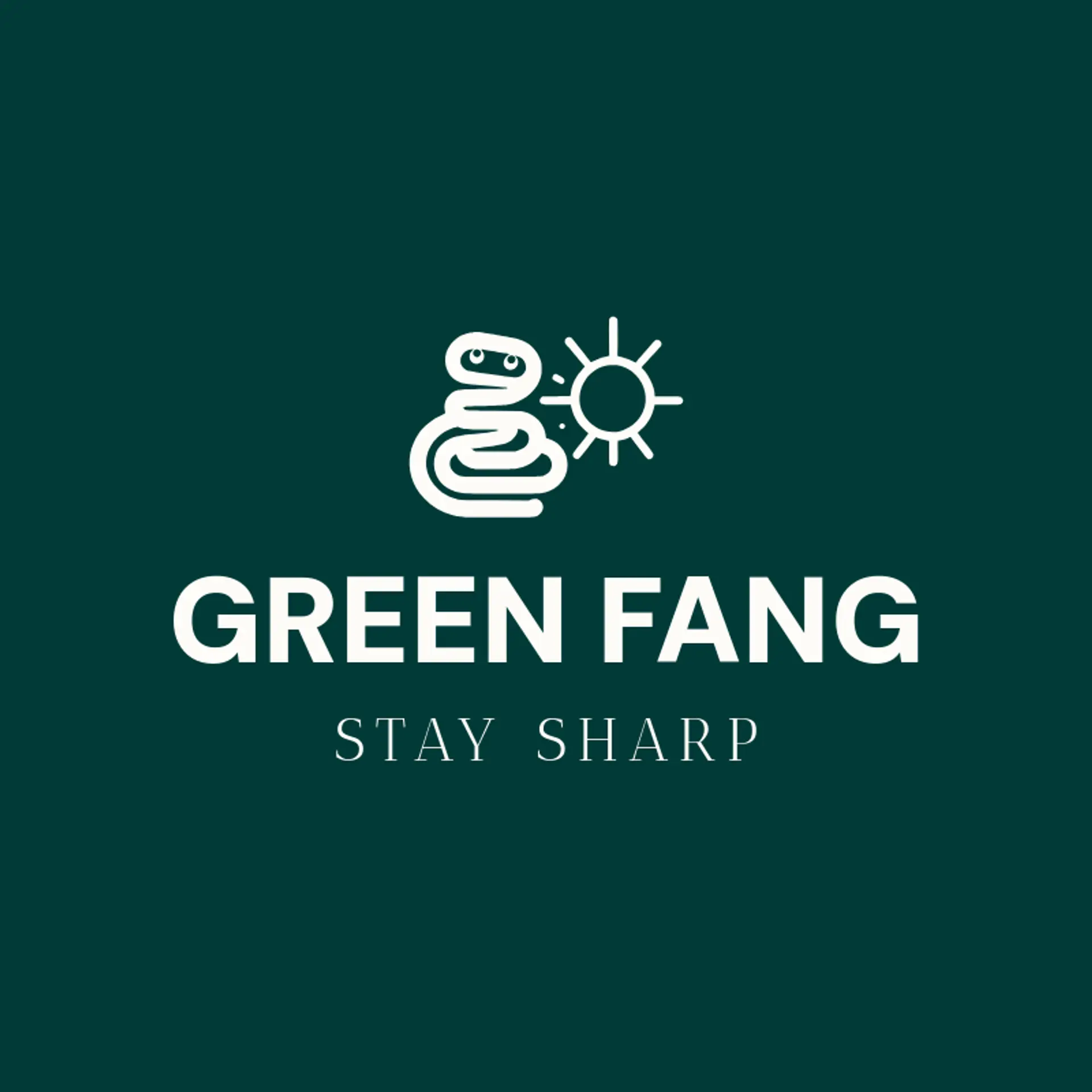 Green Fang logo for snake