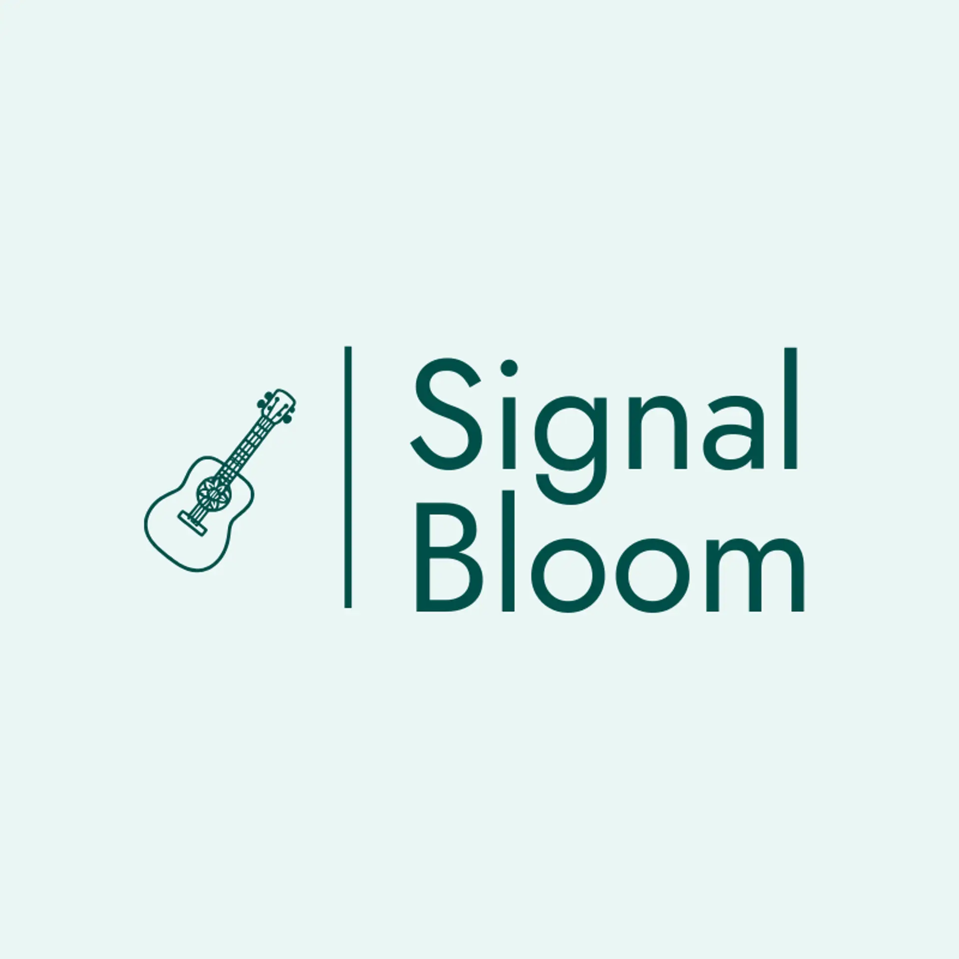 Signal Bloom logo for sound