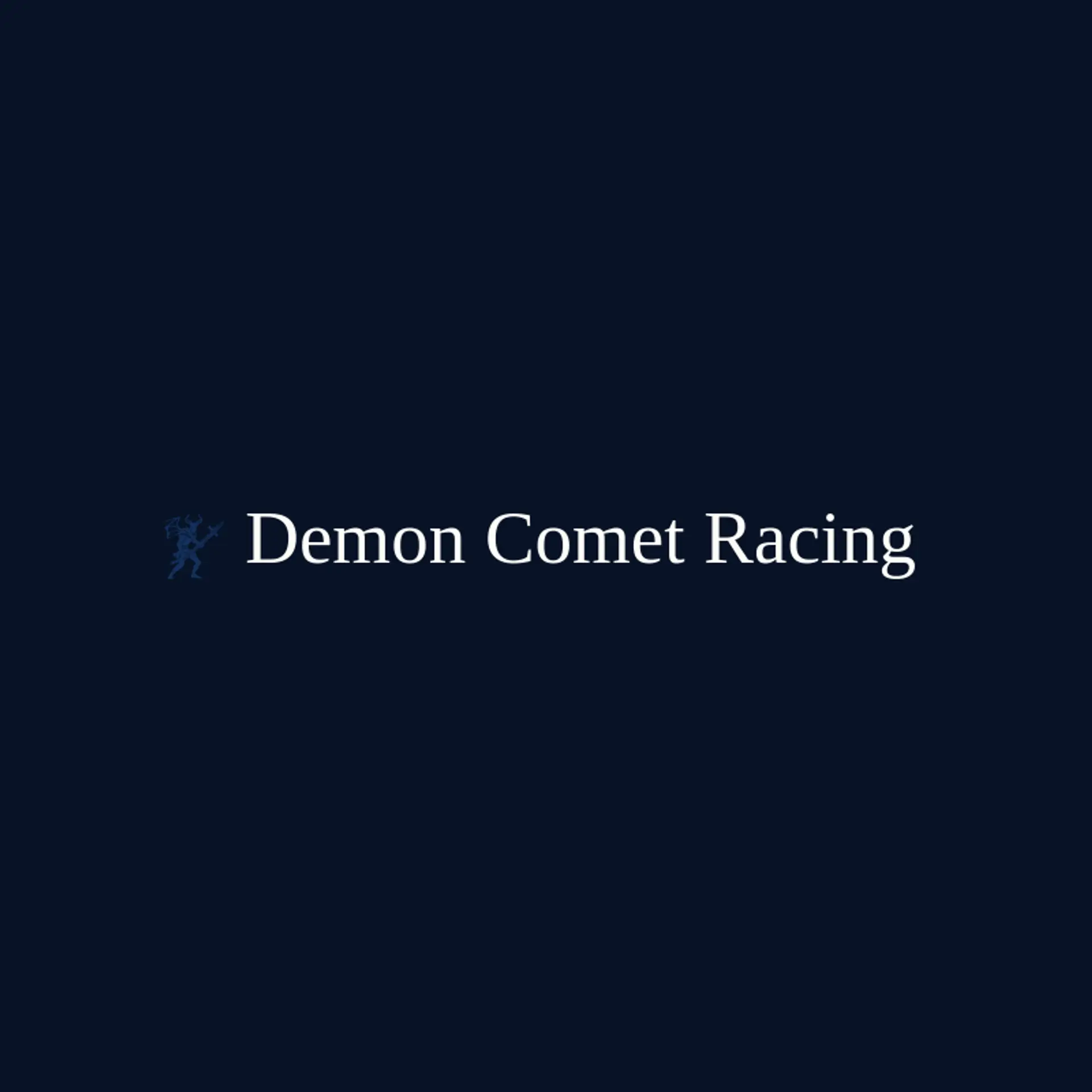 Demon Comet Racing logo for demon