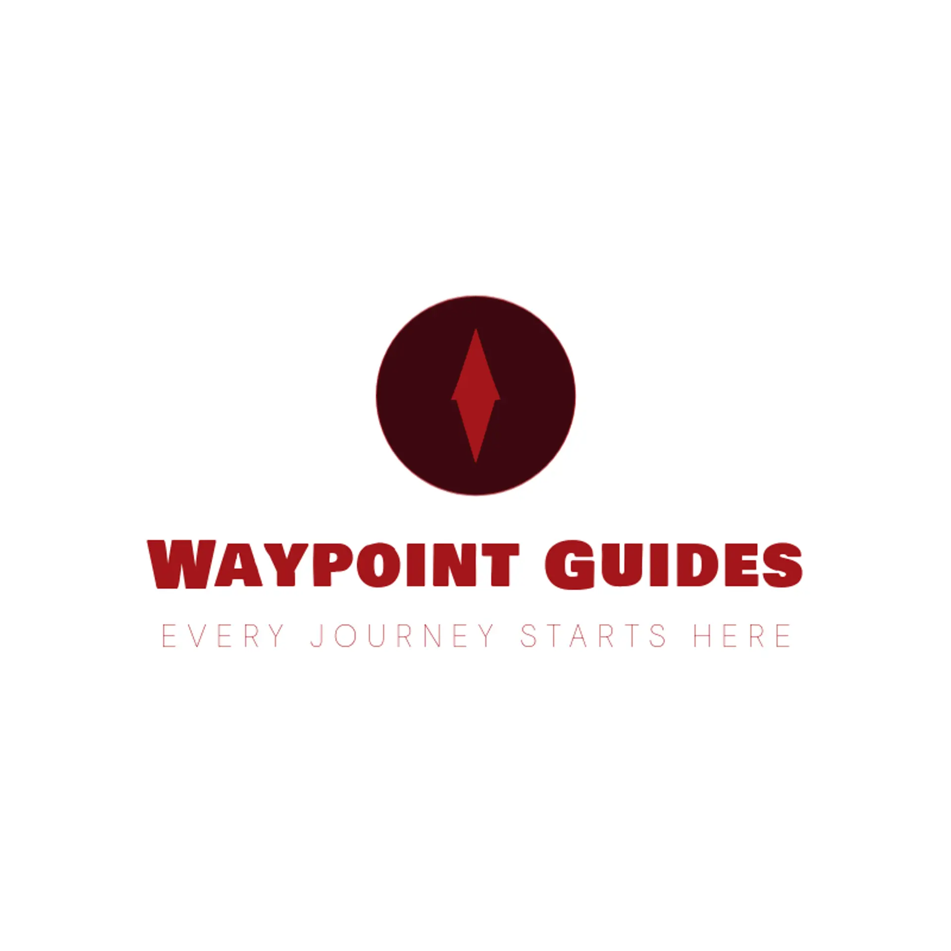 Waypoint Guides logo for compass