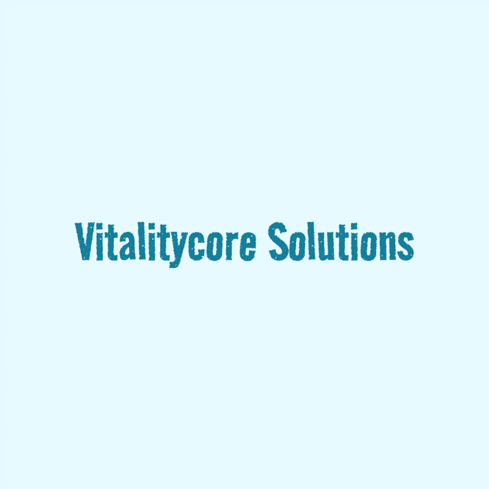 VitalityCore Solutions logo for healthcare administration